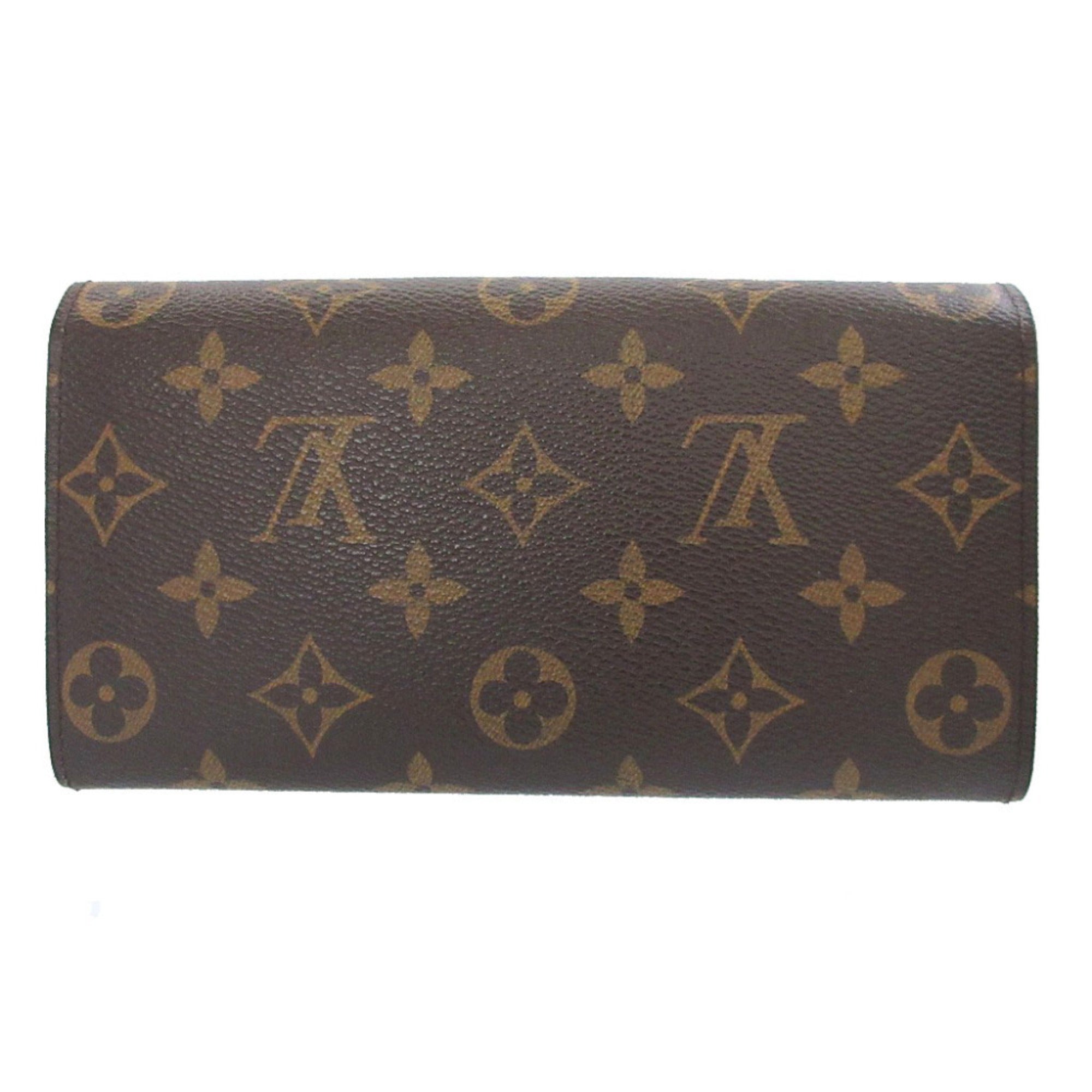Louis Vuitton Brown Monogram Canvas Long Wallet (Bi-Fold) (Pre-Owned)