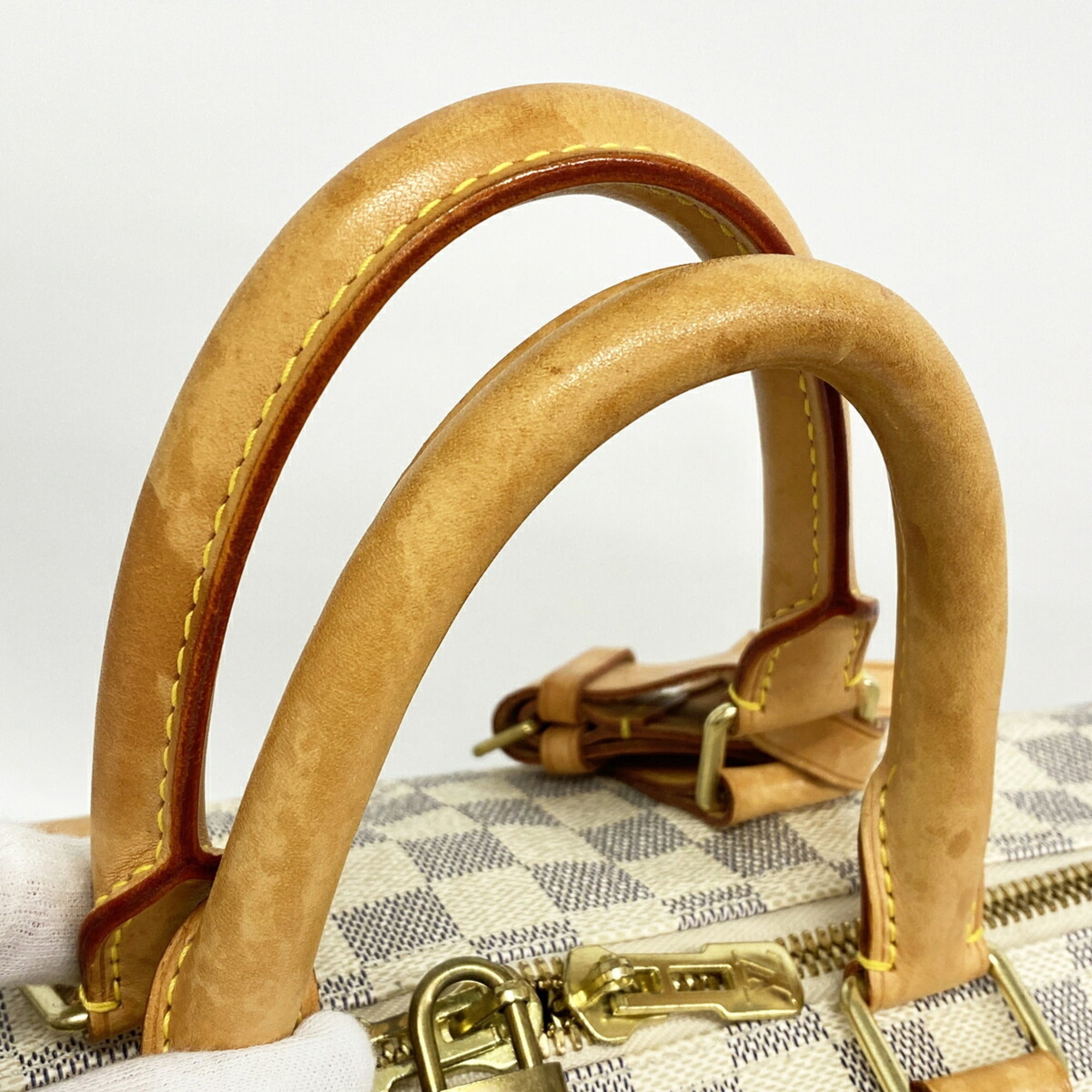 Louis Vuitton White Boston Bag (Pre-Owned)