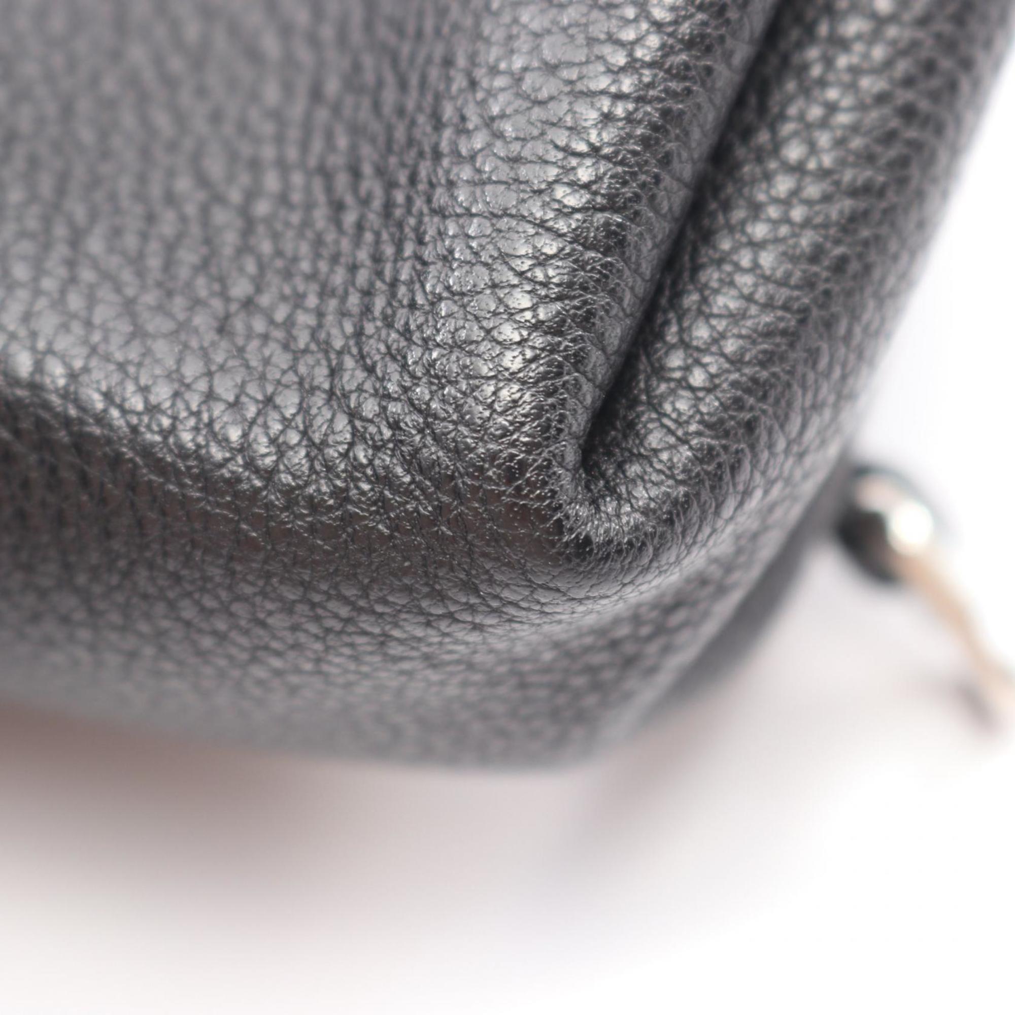 Hermes Black Togo Leather Handbag (Pre-Owned)