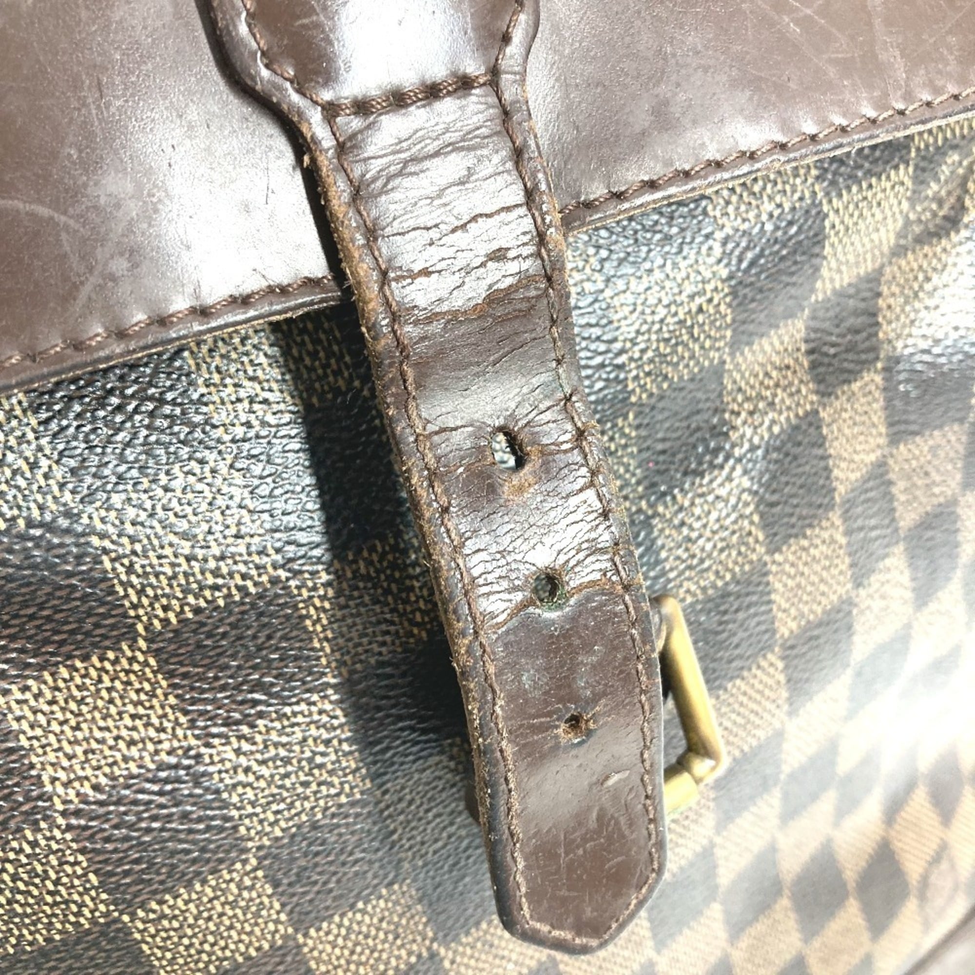 Louis Vuitton Damier Brown Ebene Damier Canvas Backpack (Pre-Owned)