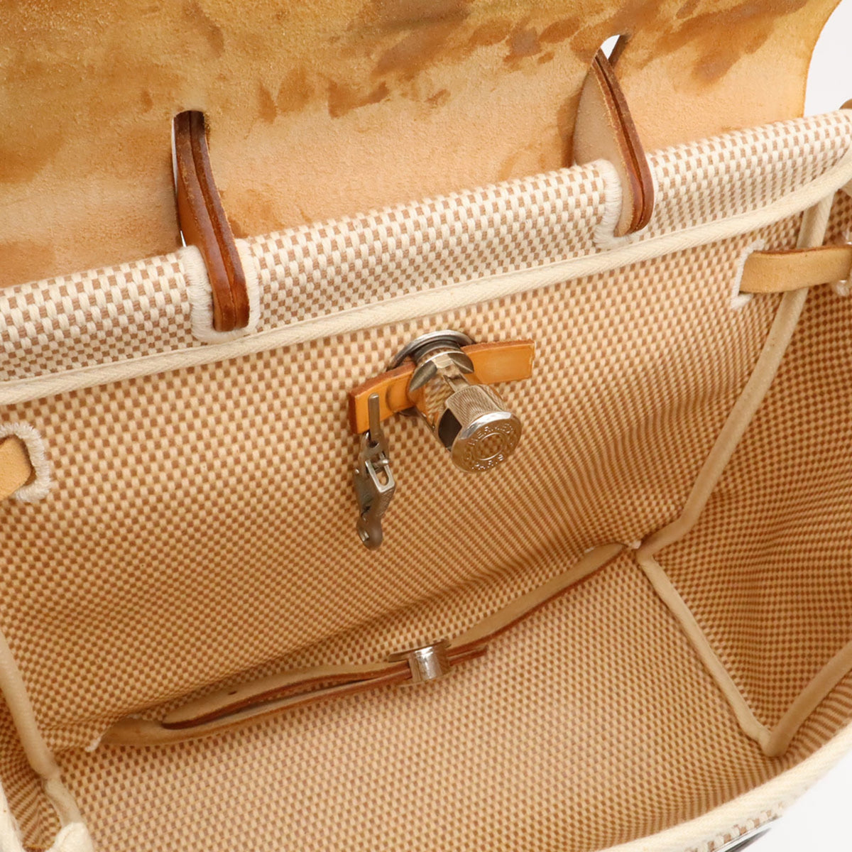 Hermes Beige Backpack Handbag (Pre-Owned)