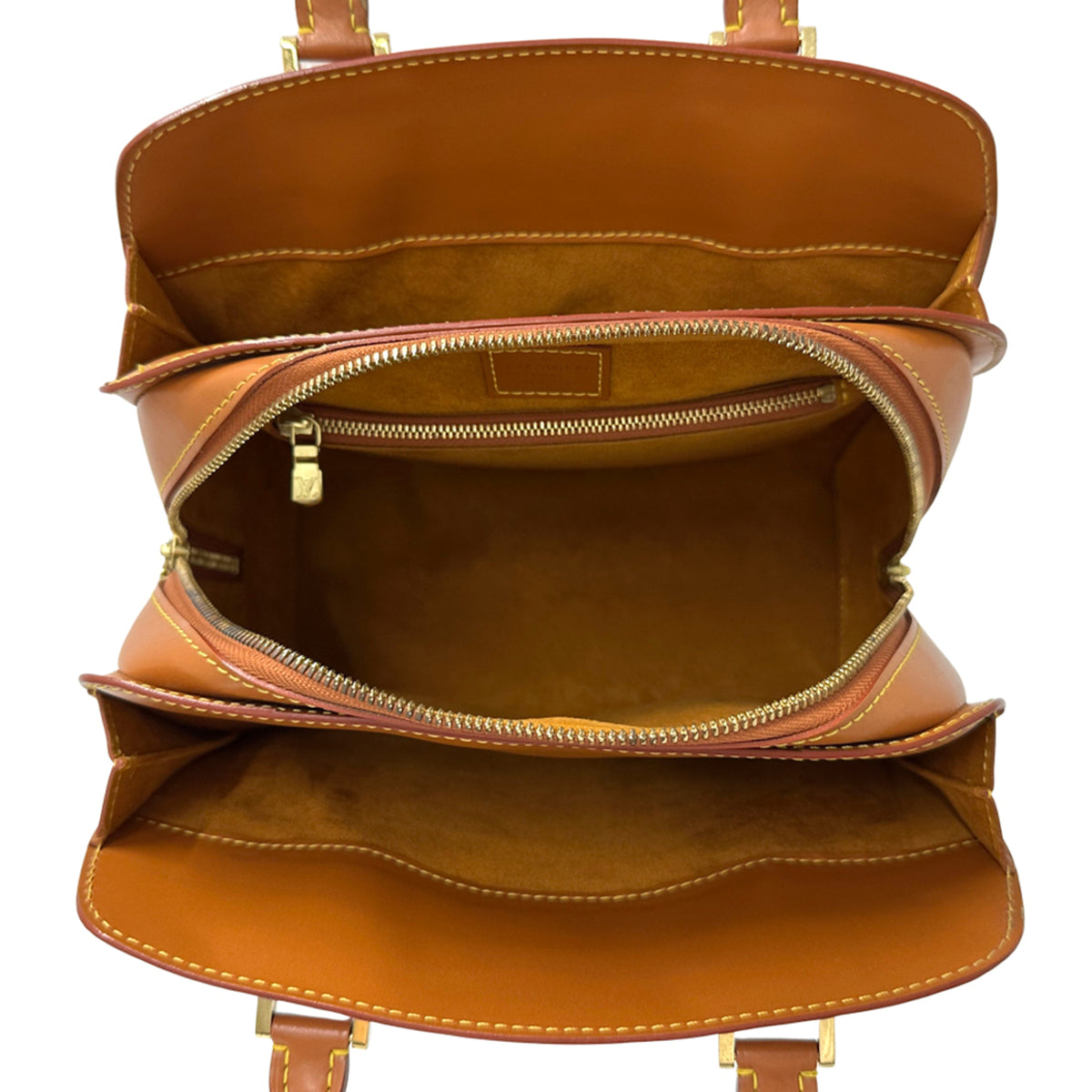 Louis Vuitton Brown Gold Cipango Epi Leather Handbag (Pre-Owned)