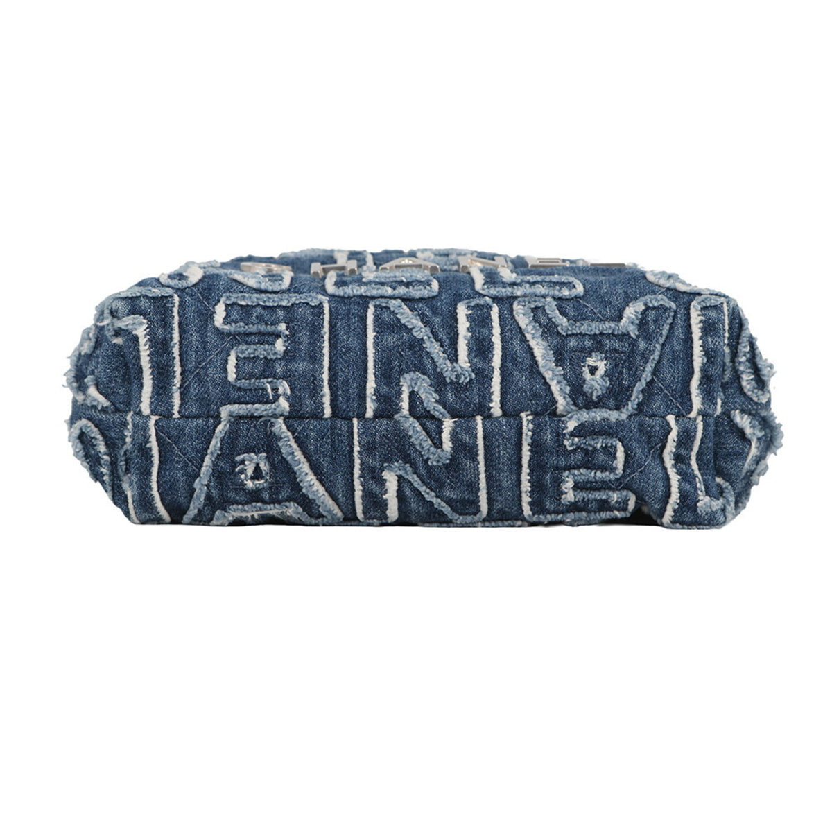 Chanel Blue Denim Handbag Shoulder Bag (Pre-Owned)