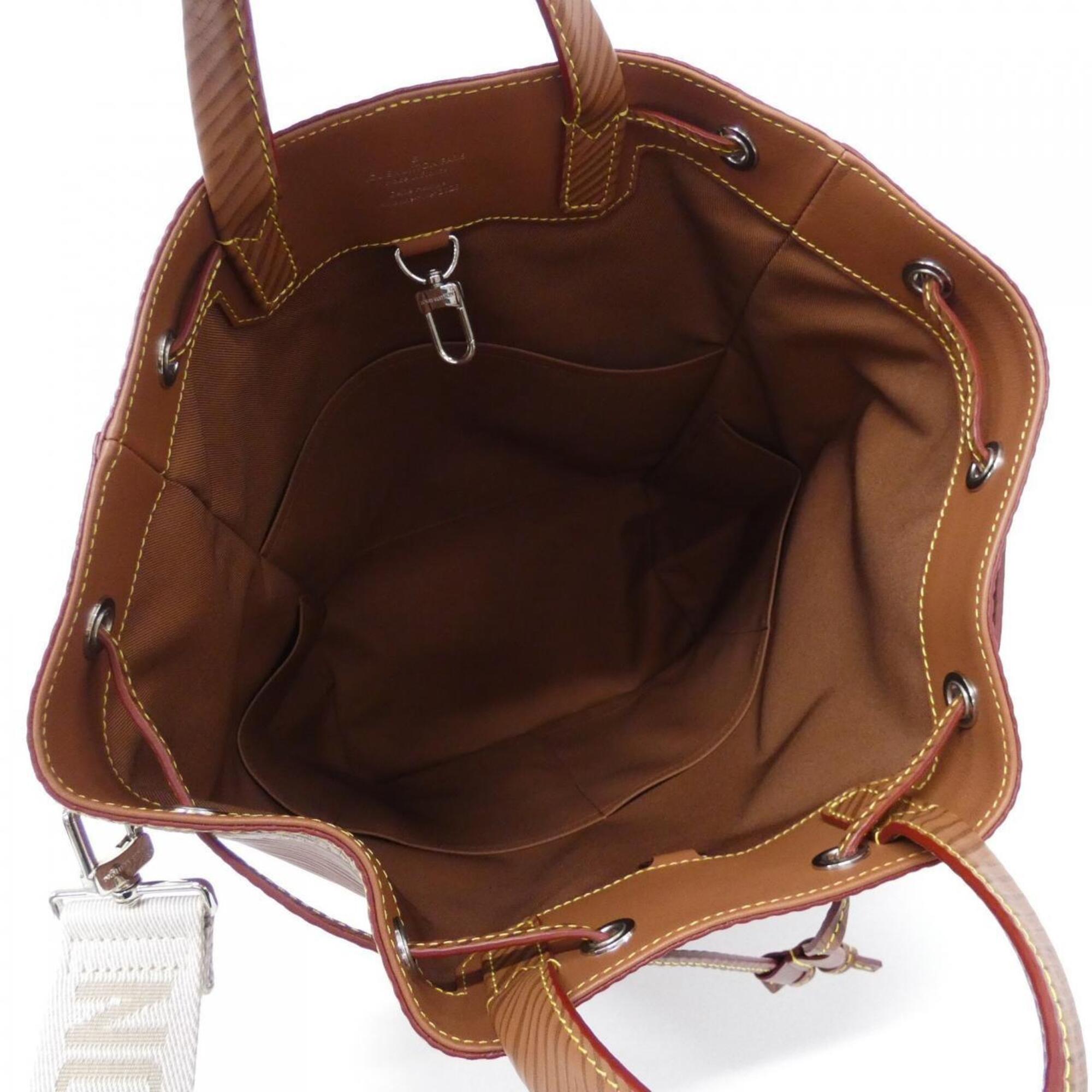 Louis Vuitton Cognac Leather Shoulder Bag (Pre-Owned)