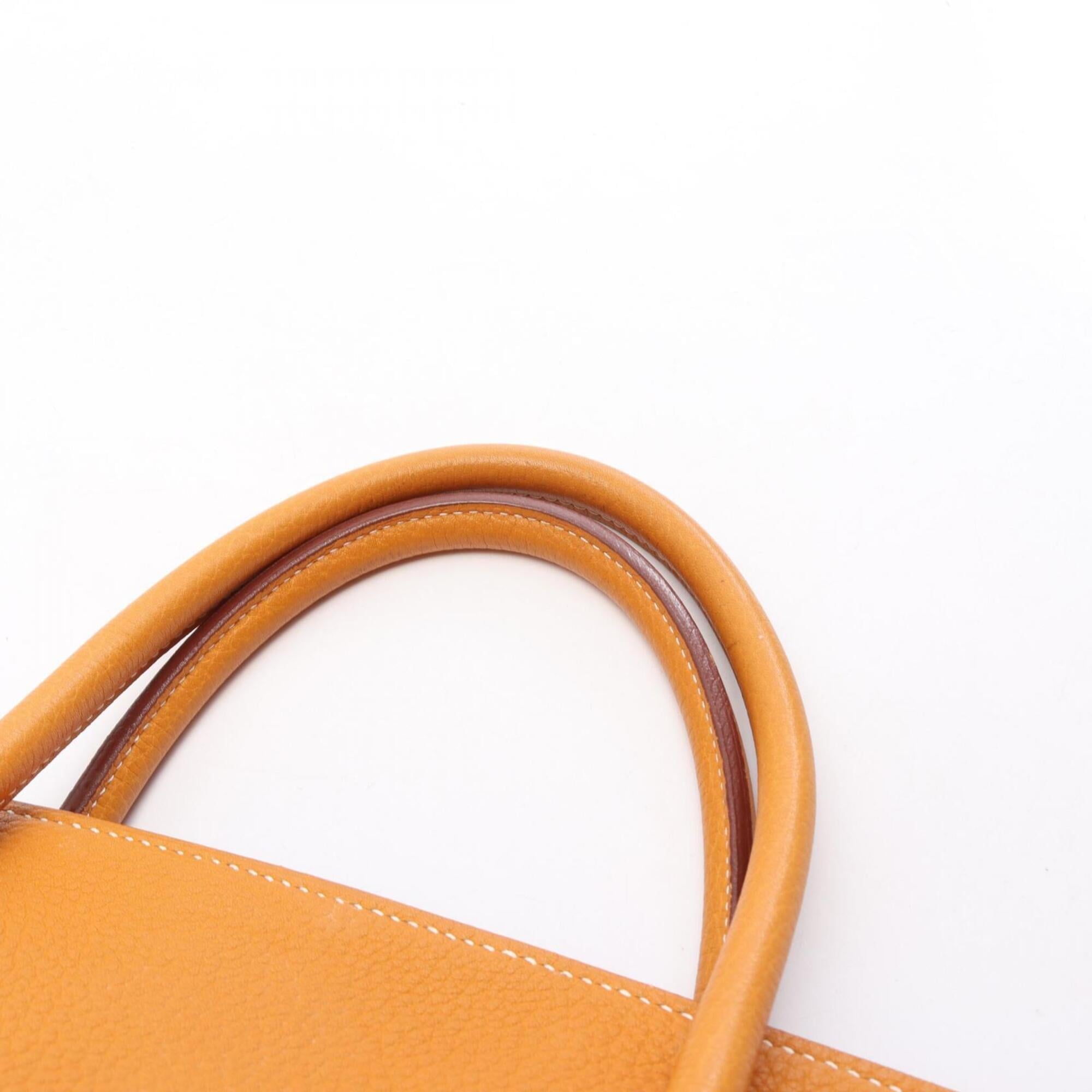 Hermes Yellow Togo Leather Handbag (Pre-Owned)