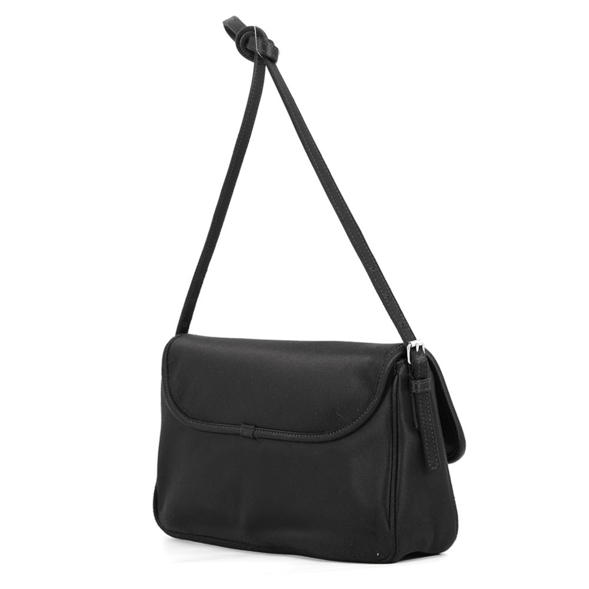 Balenciaga Black Bow Handbag Pochette (Pre-Owned)