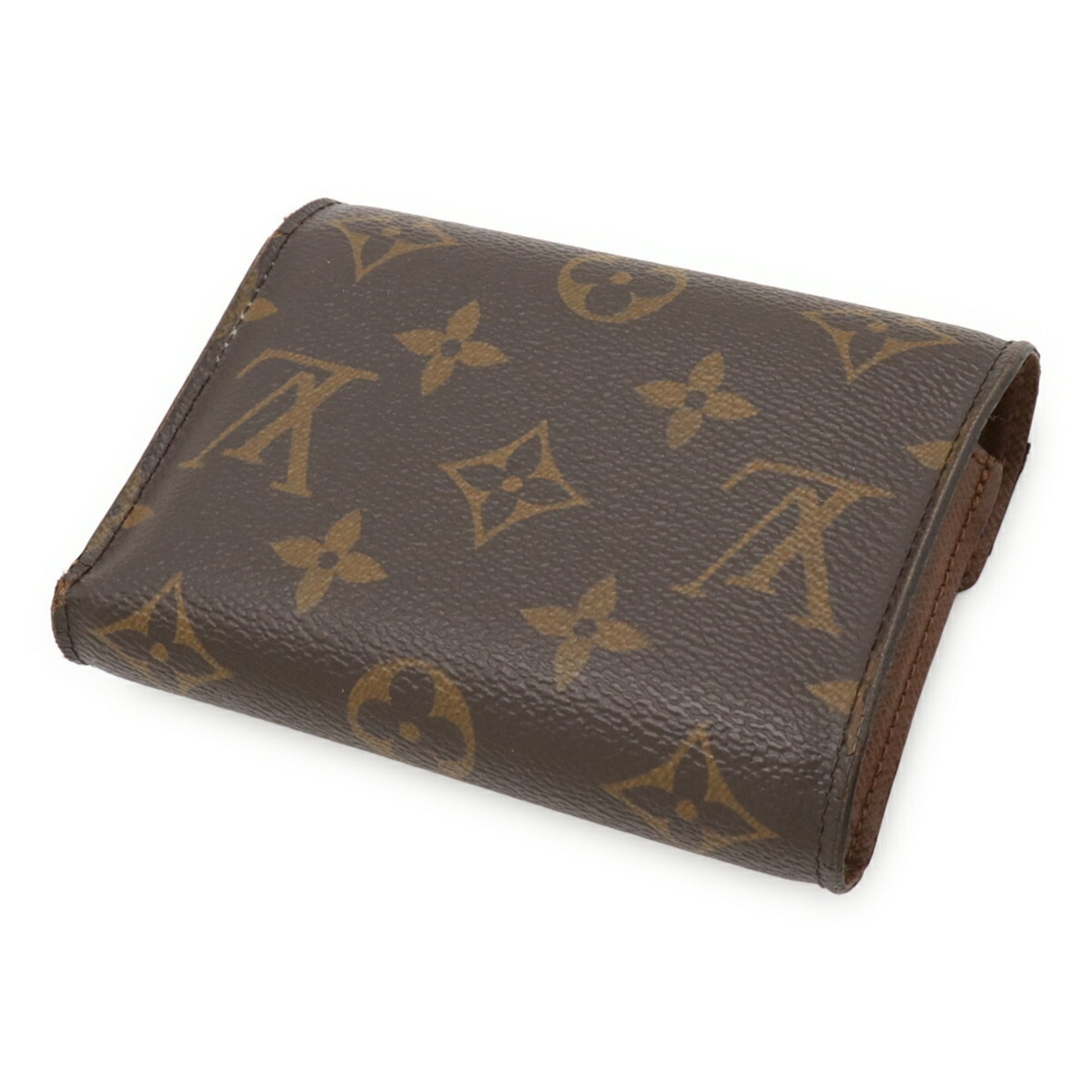 Louis Vuitton Monogram Brown Monogram Monogram Canvas Pvc Coated Canvas Wallet (Tri-Fold) (Pre-Owned)