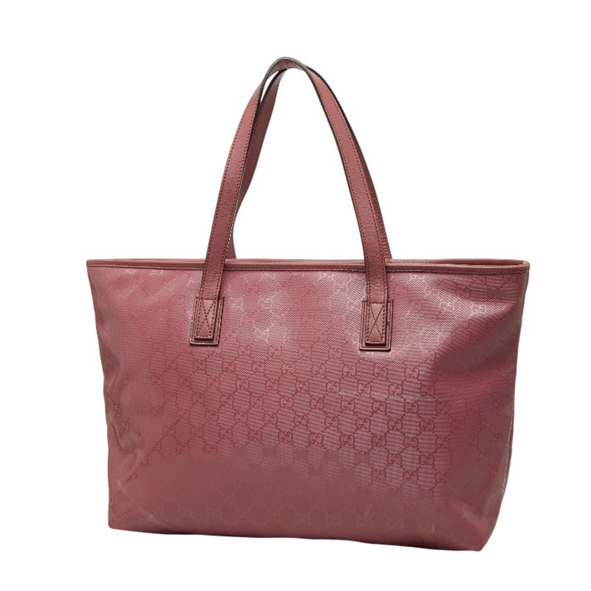 Gucci Pink Pvc Leather Shoulder Bag Tote Bag (Pre-Owned)