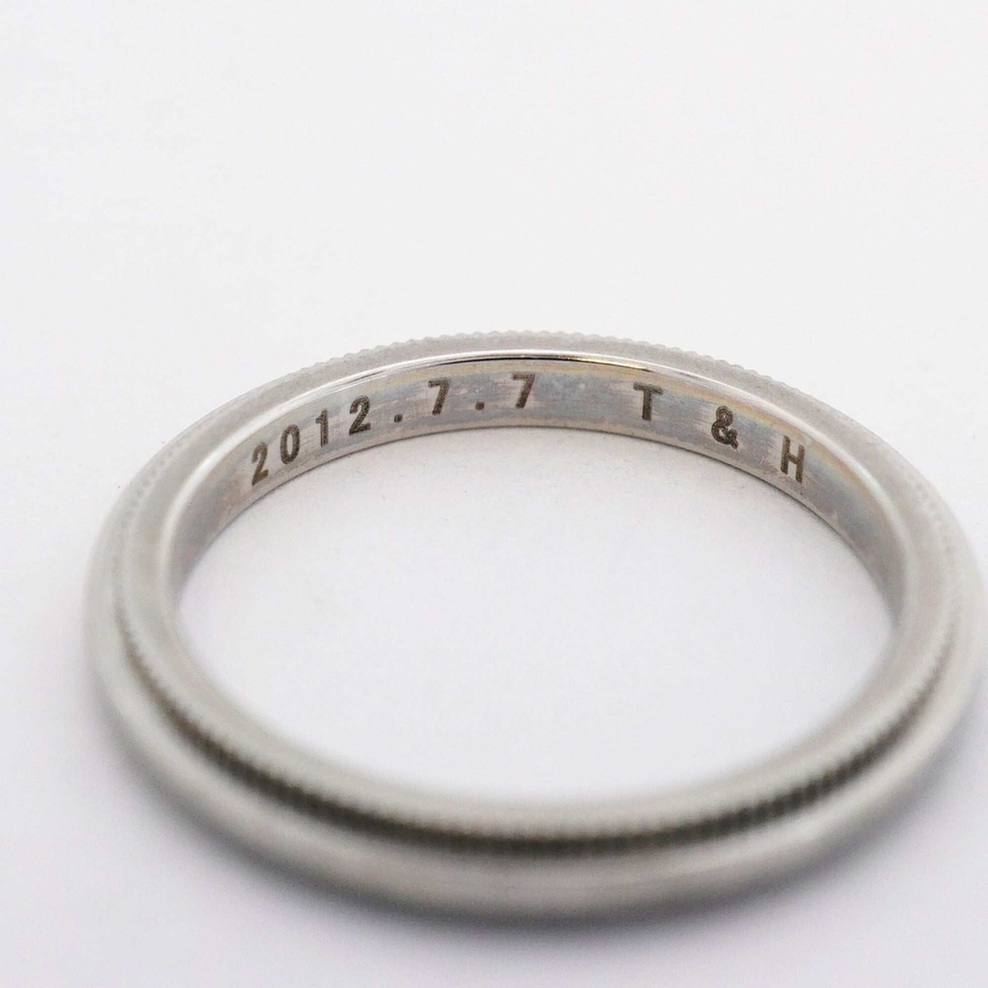 Tiffany Platinum 950 Band Ring (Pre-Owned)