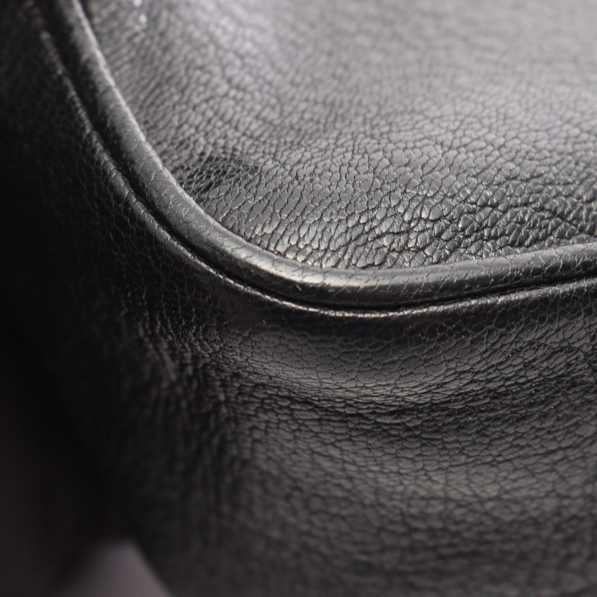 Miu Miu Black Leather Handbag Shoulder Bag (Pre-Owned)
