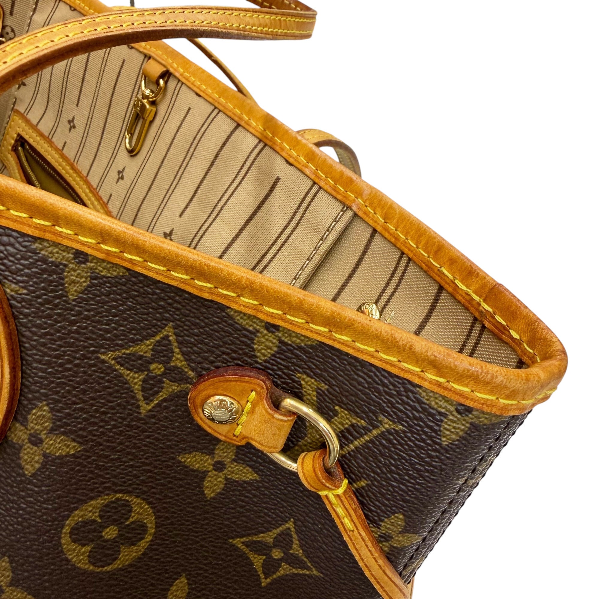 Louis Vuitton Brown Monogram Handbag Tote Bag (Pre-Owned)