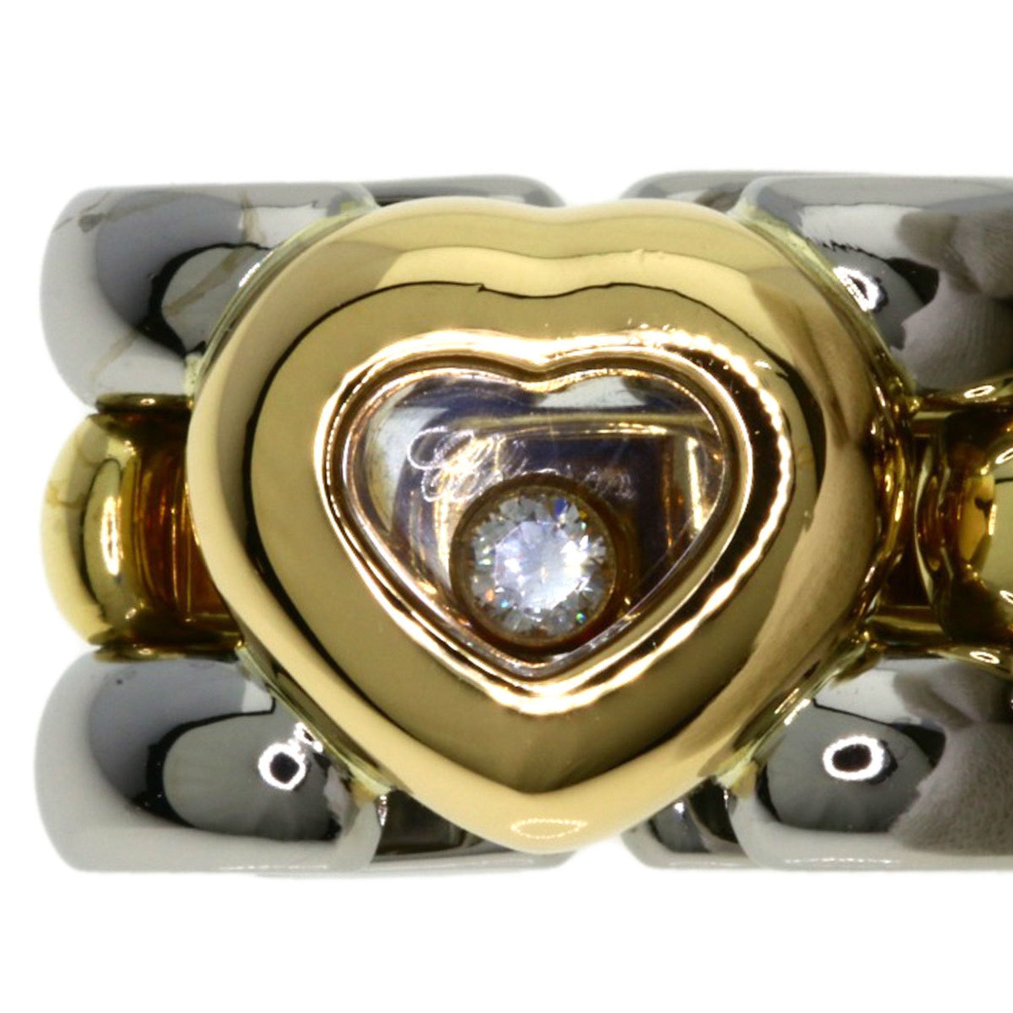 Chopard Yellow Gold (18K) Stainless Steel Band Ring (Pre-Owned)