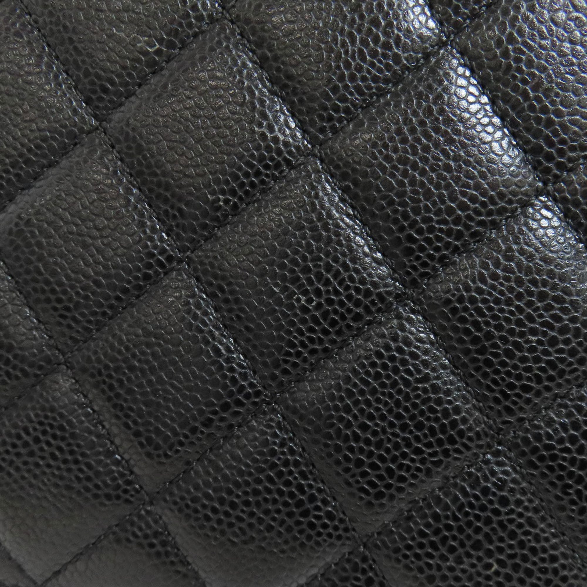 Chanel Black Leather Tote Bag (Pre-Owned)
