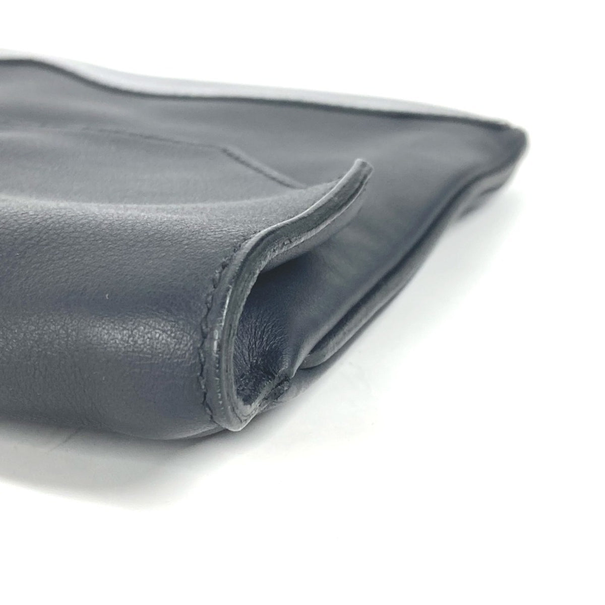 Hermes Navy Clutch Bag Pouch (Pre-Owned)