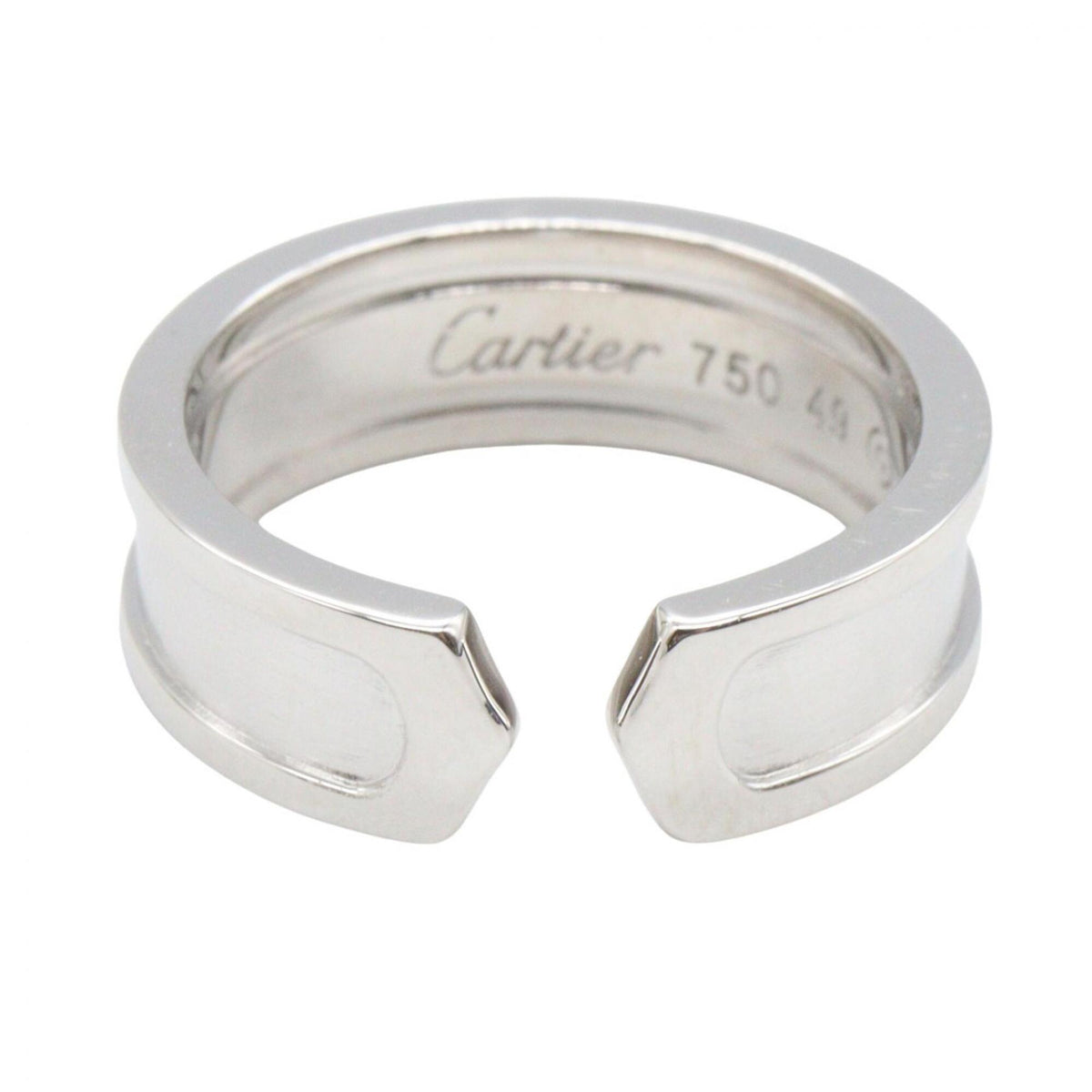 Cartier Silver White Gold (18K) Band Ring (Pre-Owned)