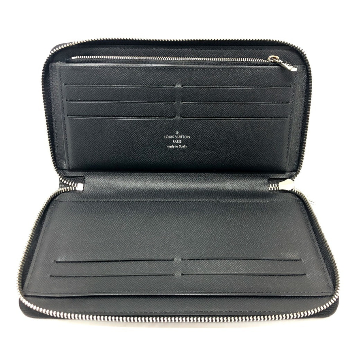 Louis Vuitton Epi Black Epi Leather Long Wallet (Bi-Fold) (Pre-Owned)