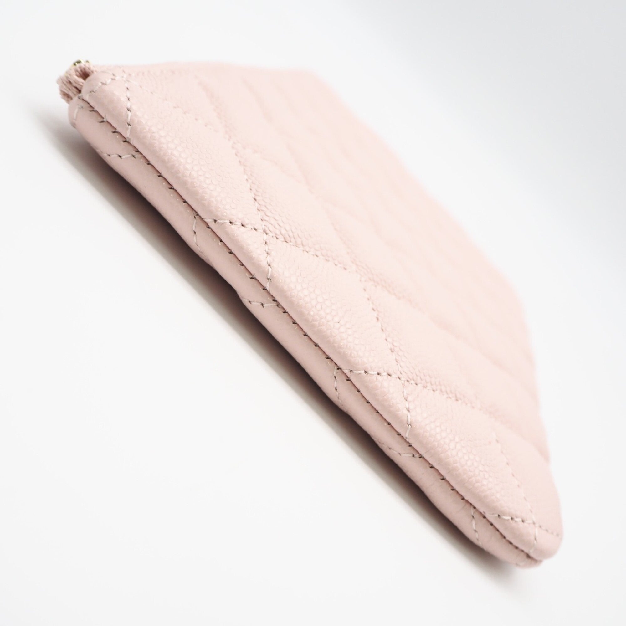 Chanel Matelasse Pink Grained Calfskin Pouch (Pre-Owned)