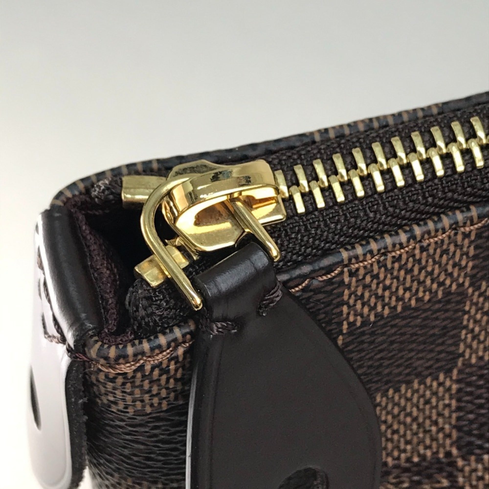 Louis Vuitton Brown Damier Canvas Ebene Damier Canvas Shoulder Bag Tote Bag (Pre-Owned)