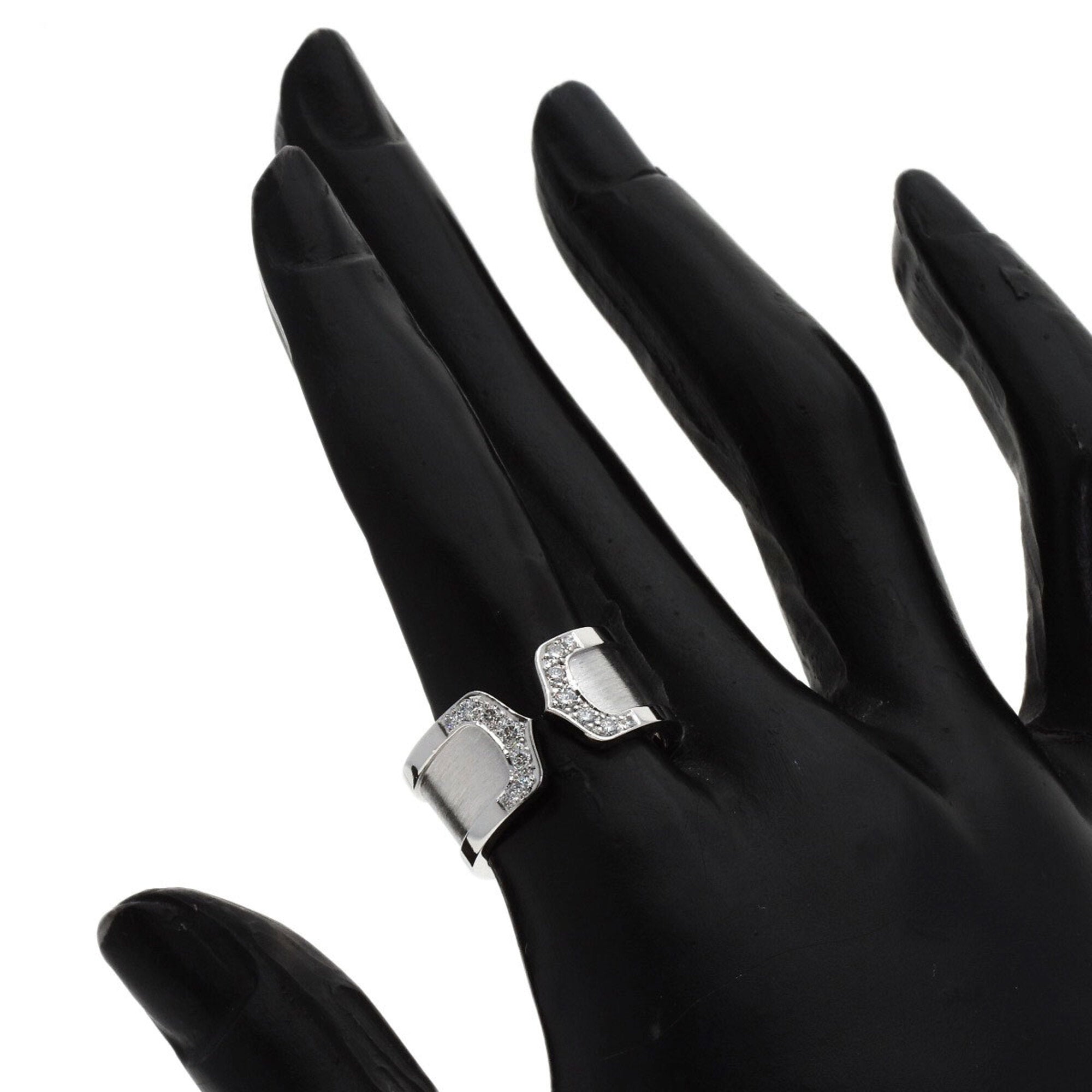 Cartier White Gold White Gold (18K) Band Ring (Pre-Owned)