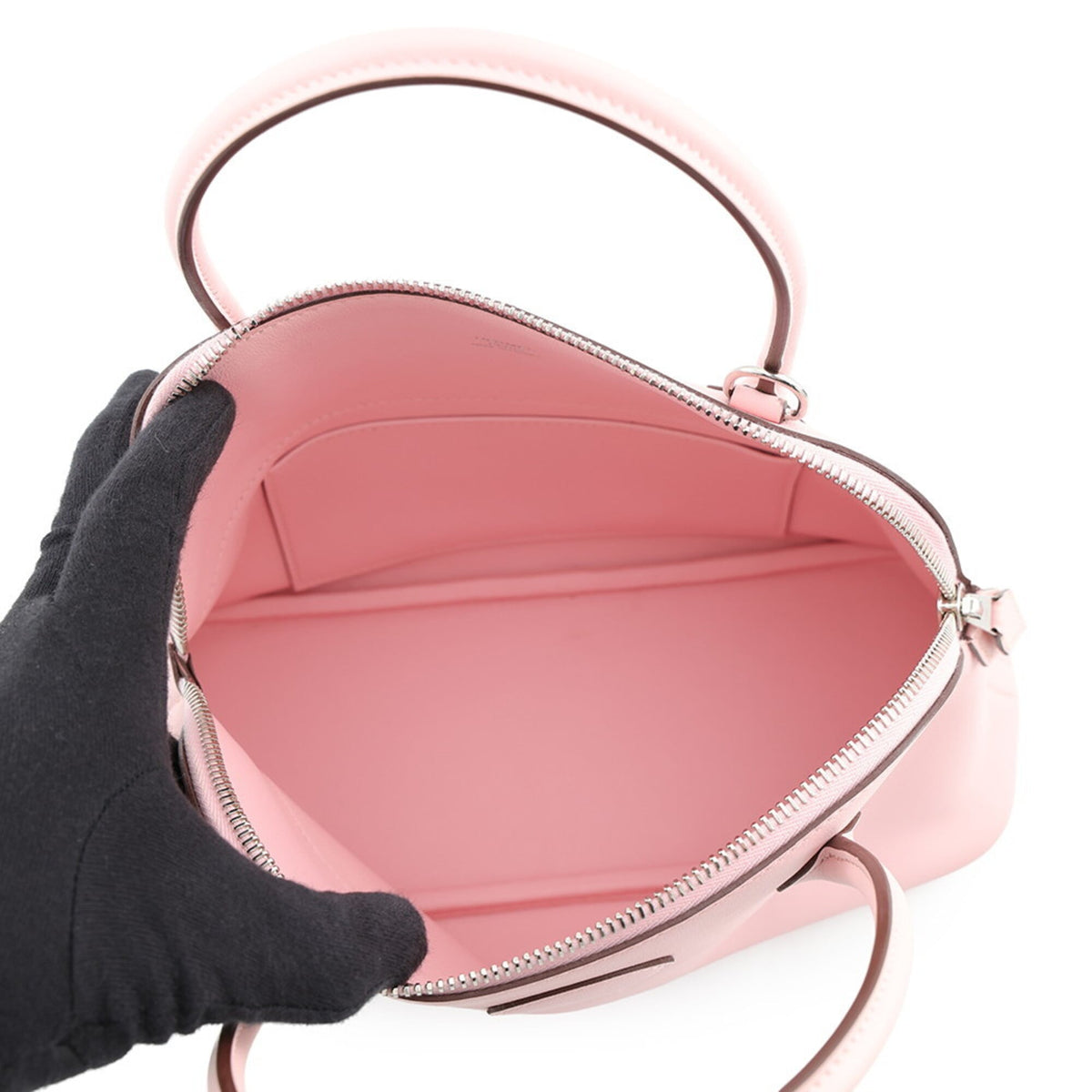 Hermes Bolide Rose Sakura Swift Leather Handbag (Pre-Owned)