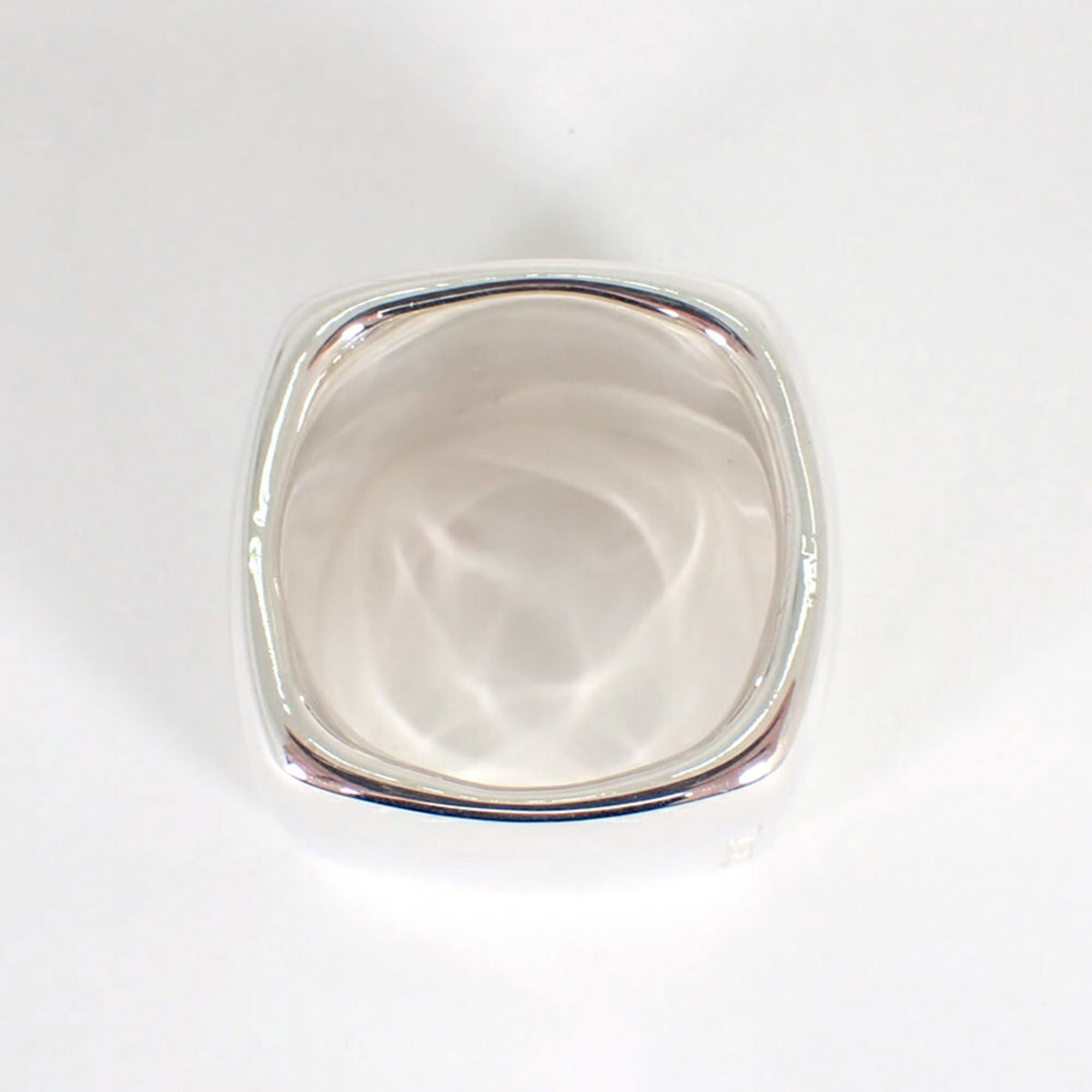 Chanel Silver Sterling Silver 925 Band Ring (Pre-Owned)