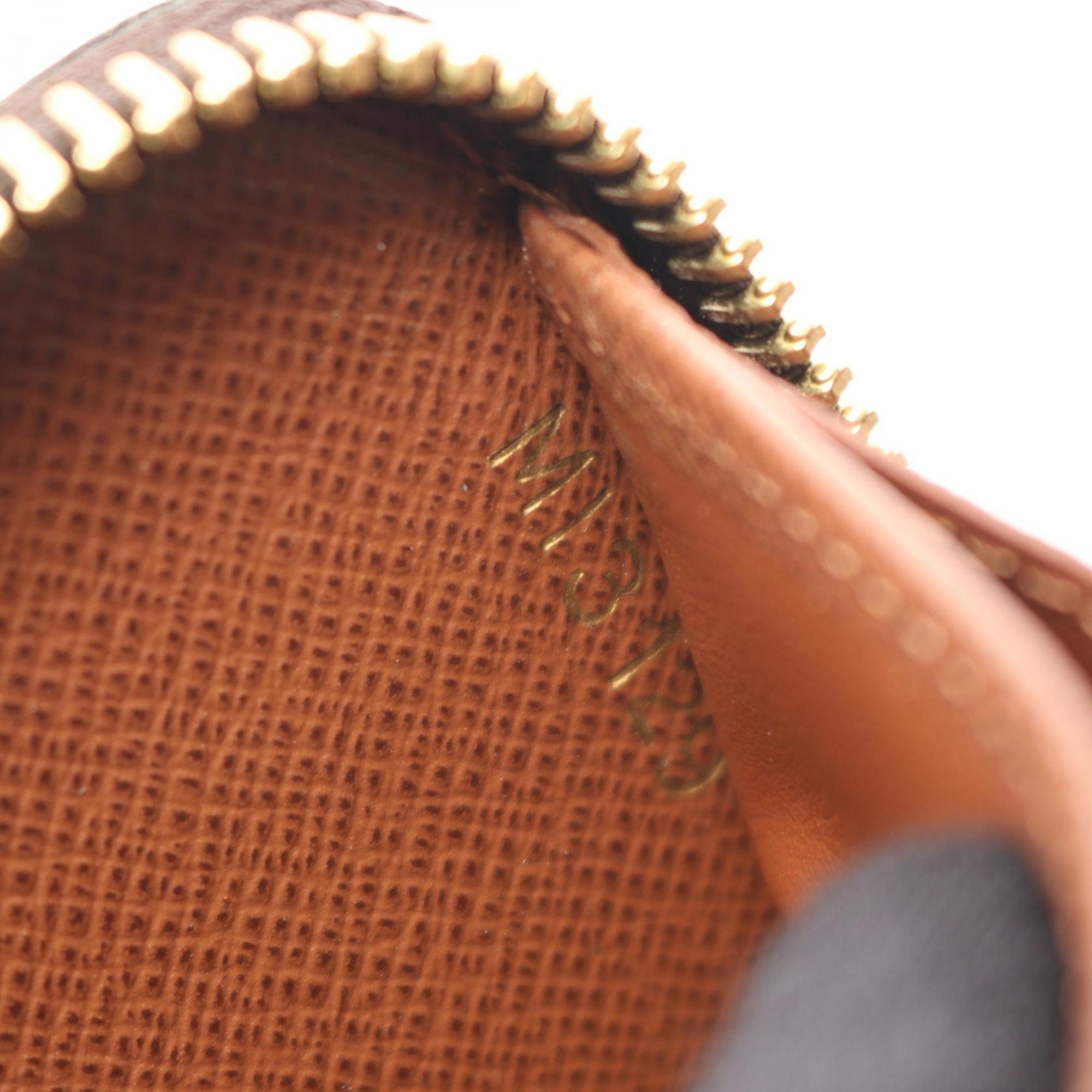 Louis Vuitton Brown Monogram Coated Canvas Long Wallet (Bi-Fold) (Pre-Owned)