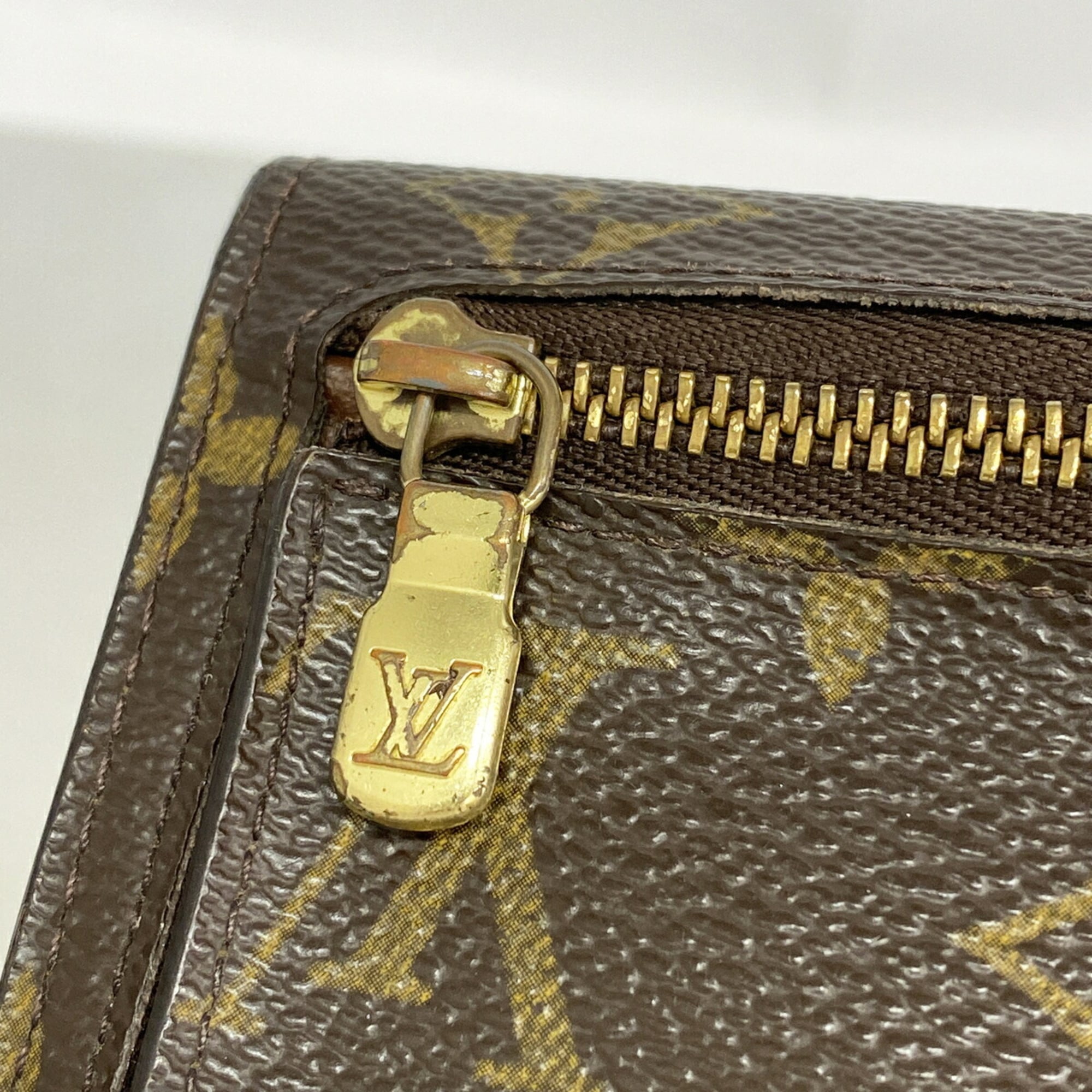 Louis Vuitton Brown Wallet (Tri-Fold) (Pre-Owned)