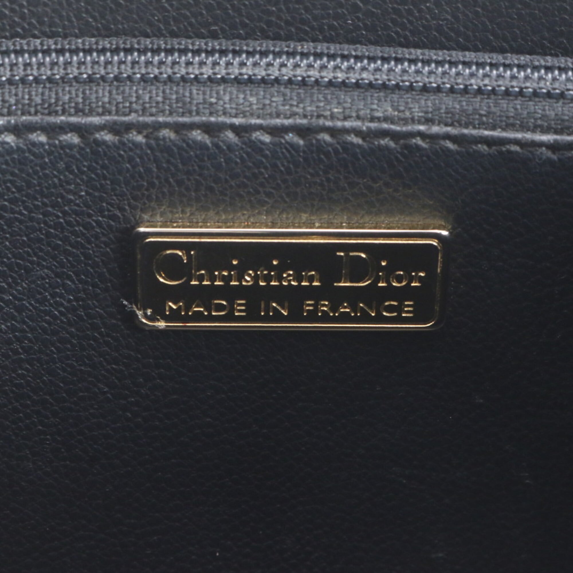 Christian Dior Black Leather Shoulder Bag (Pre-Owned)