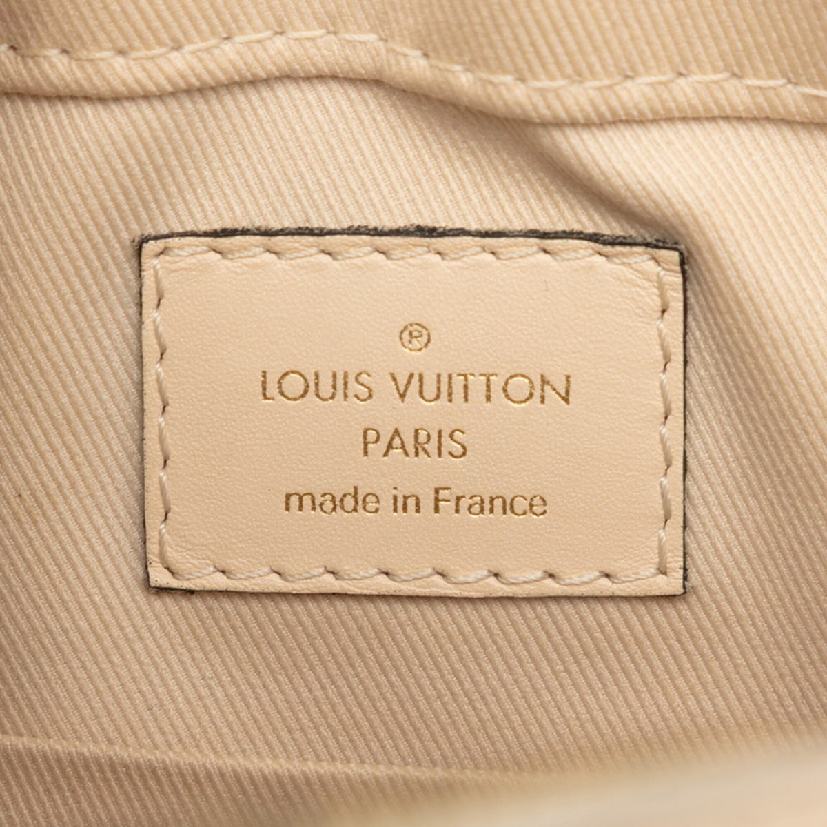 Louis Vuitton Beige Brown Leather Pvc Handbag Shoulder Bag (Pre-Owned)