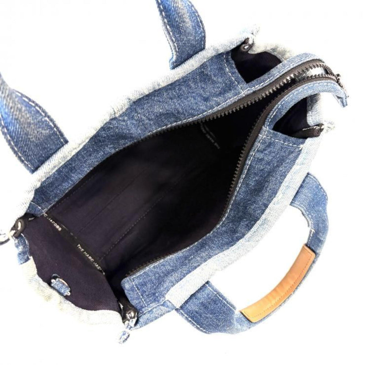 Marc Jacobs Blue Denim Handbag Shoulder Bag Tote Bag (Pre-Owned)