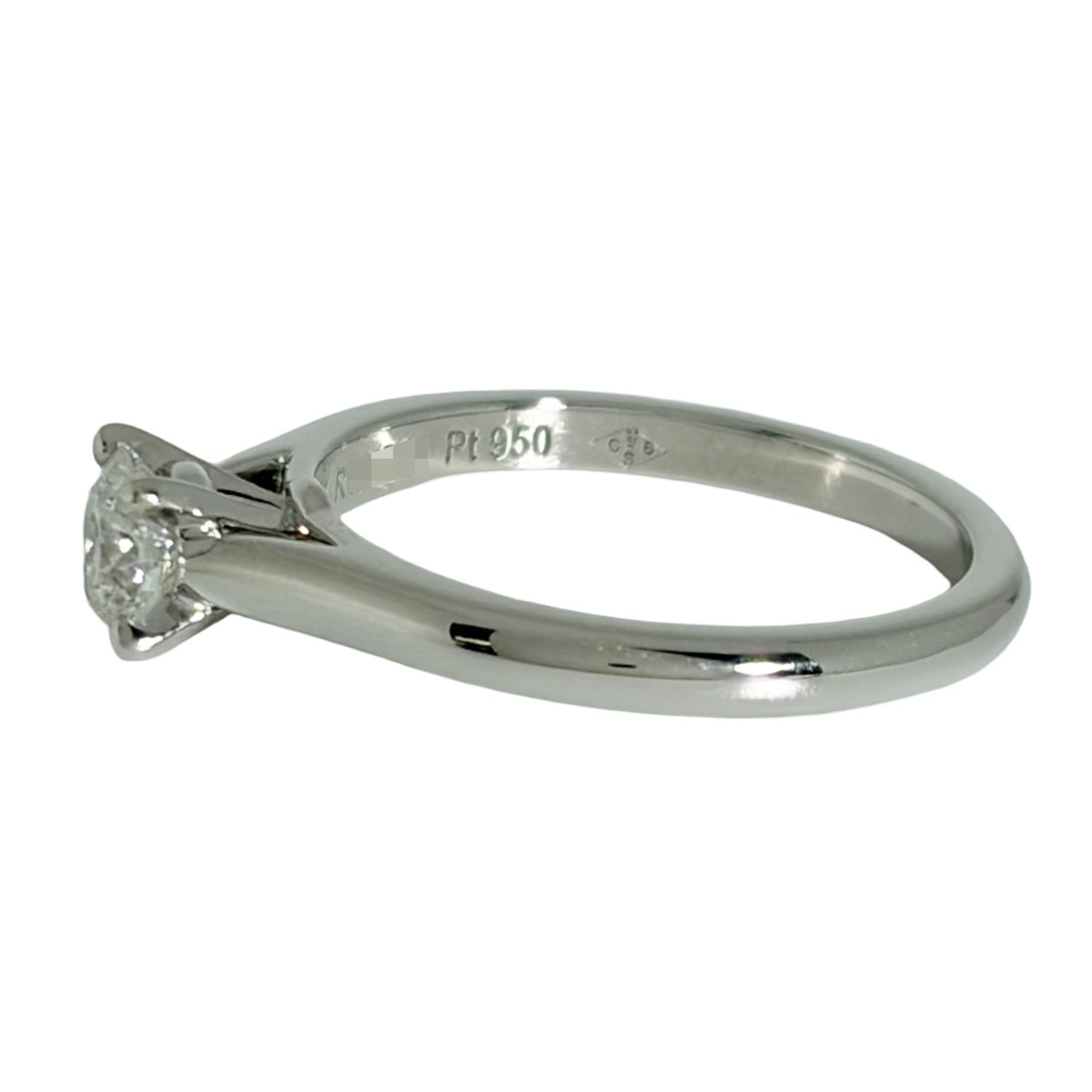 Cartier Silver Platinum 950 Anniversary Ring (Pre-Owned)