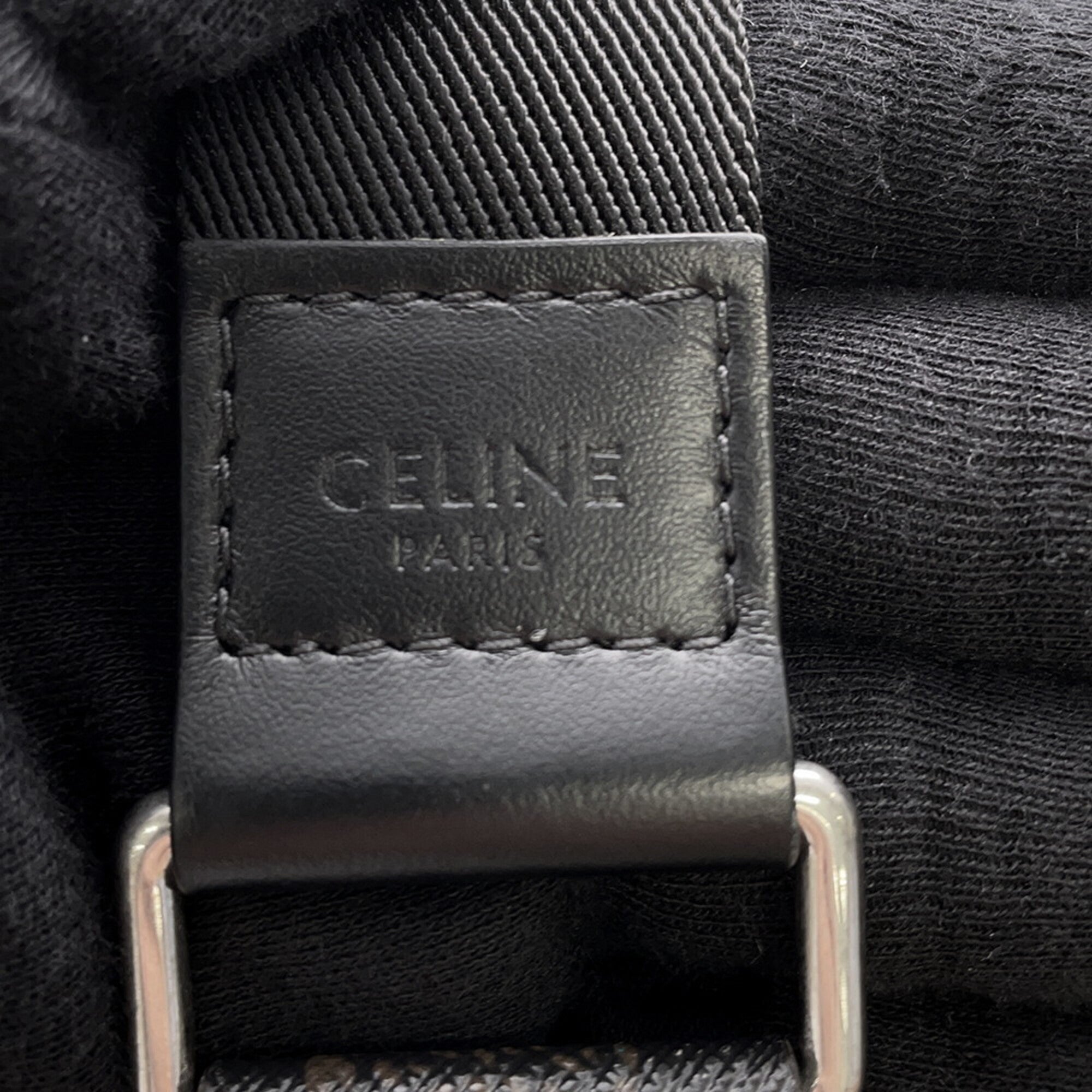 Celine Black Brown Multi-Color Leather Handbag Sling Bag (Pre-Owned)