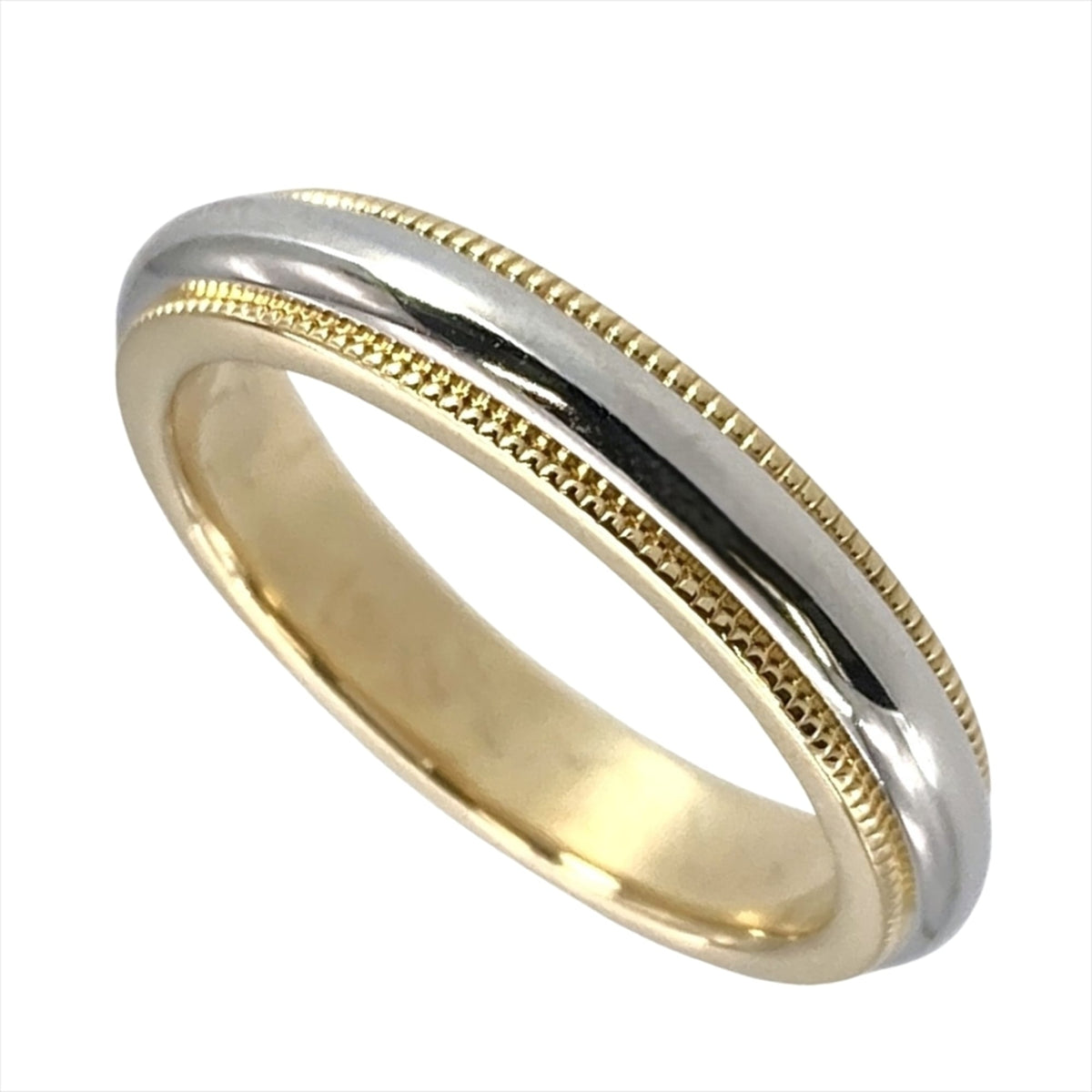 Tiffany Platinum Yellow Gold Yellow Gold (18K) Platinum 950 Band Ring (Pre-Owned)