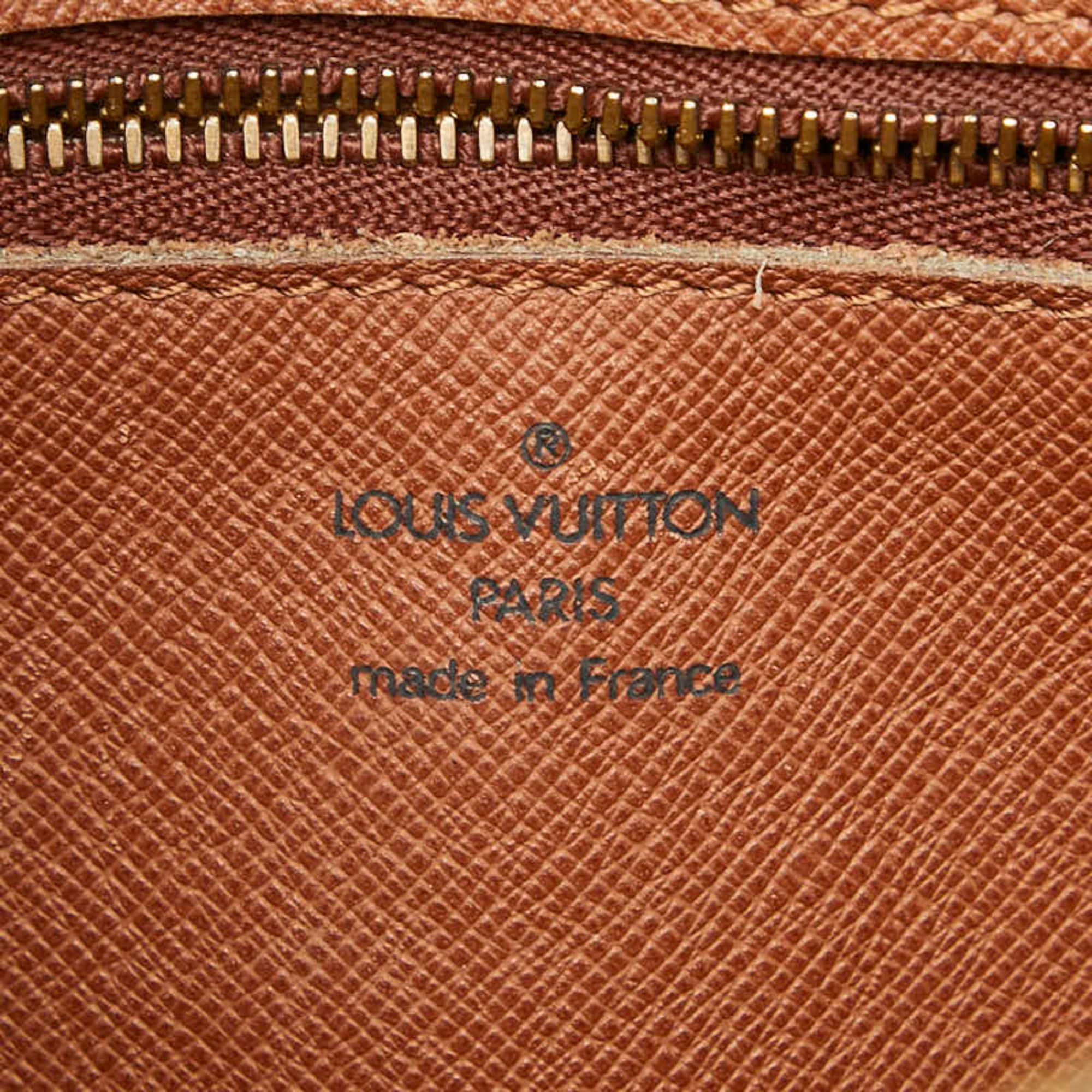 Louis Vuitton Brown Pvc Leather Clutch Bag (Pre-Owned)