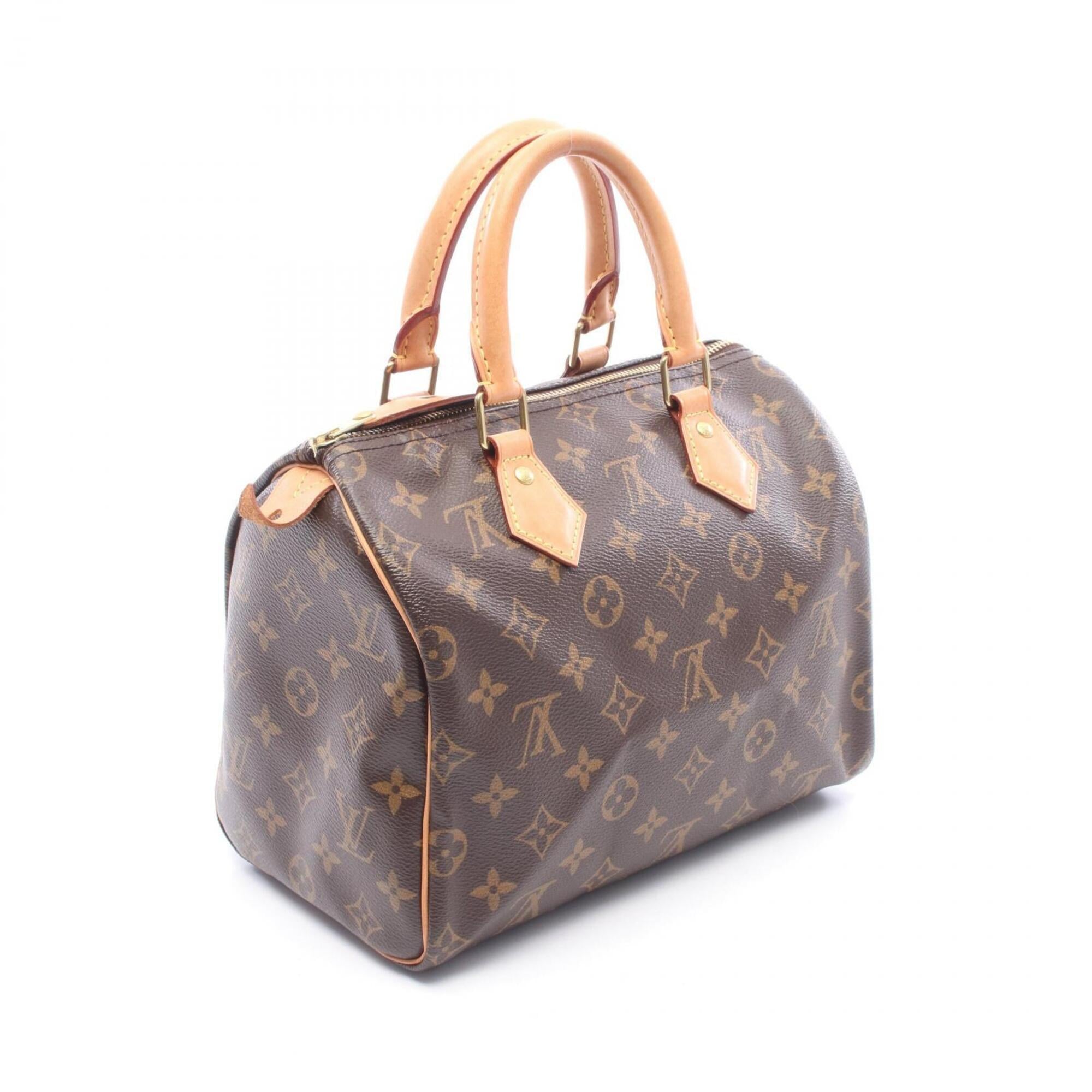 Louis Vuitton Brown Pvc Coated Canvas Leather Handbag (Pre-Owned)