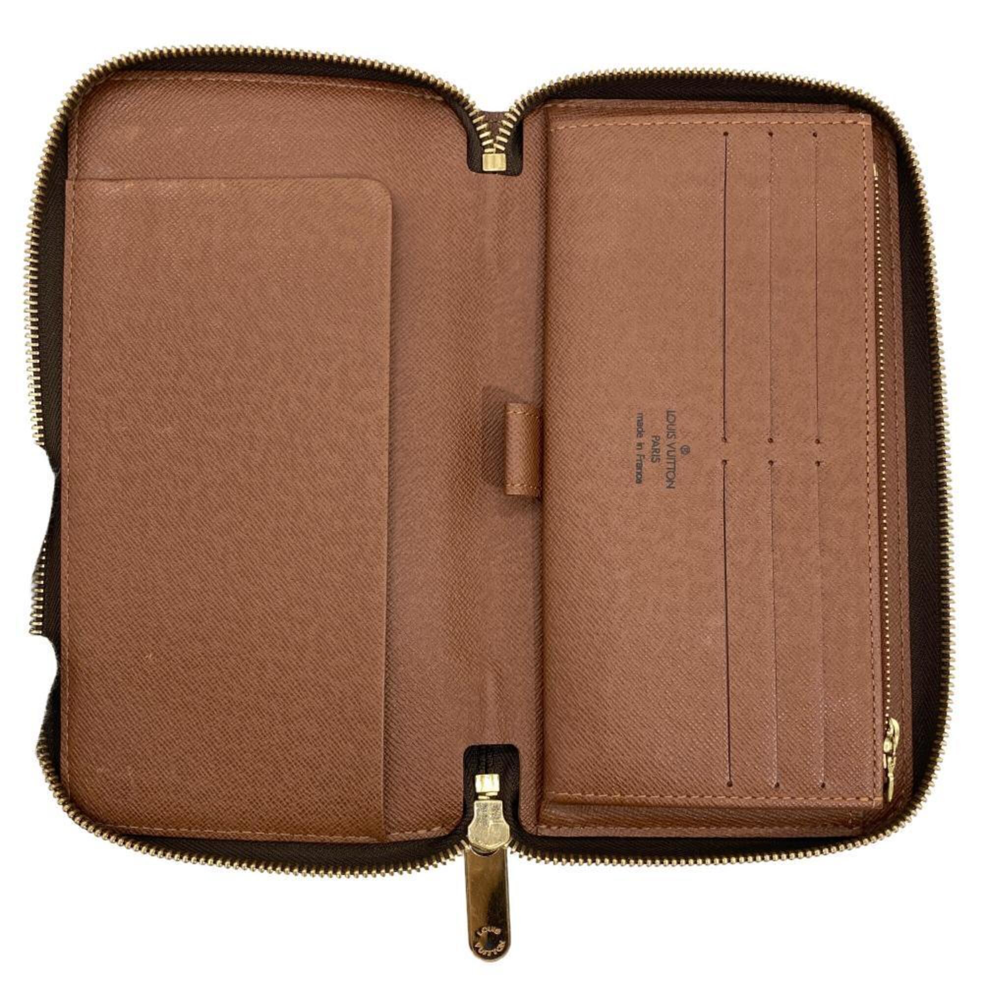 Louis Vuitton Monogram Brown Monogram Canvas Long Wallet (Bi-Fold) (Pre-Owned)
