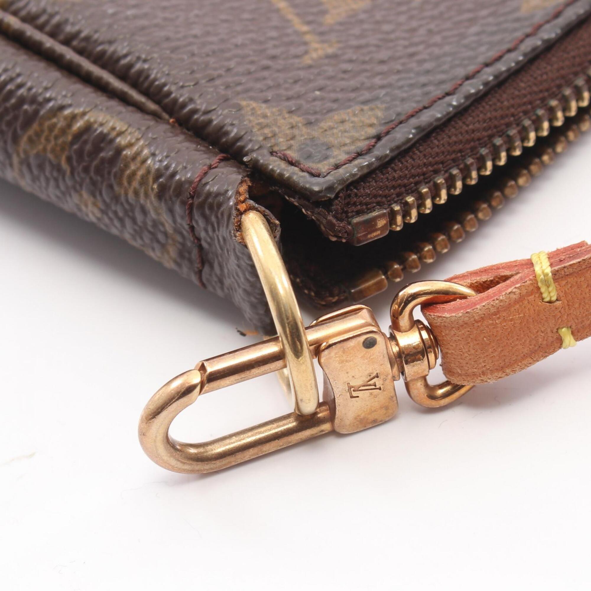 Louis Vuitton Brown Coated Canvas Leather Handbag (Pre-Owned)