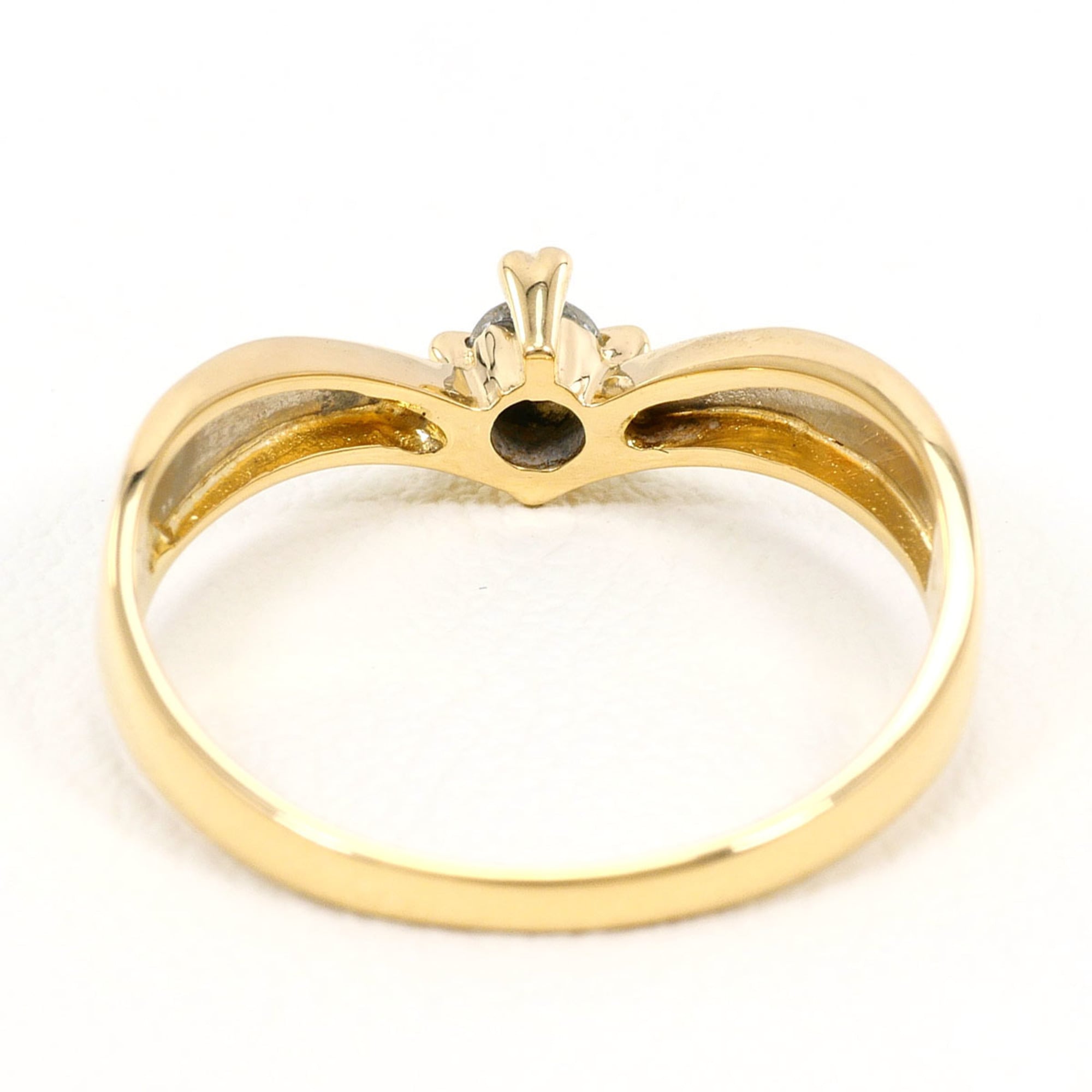 Unbranded Platinum Yellow Gold Yellow Gold (18K) Platinum 900 Band Ring (Pre-Owned)