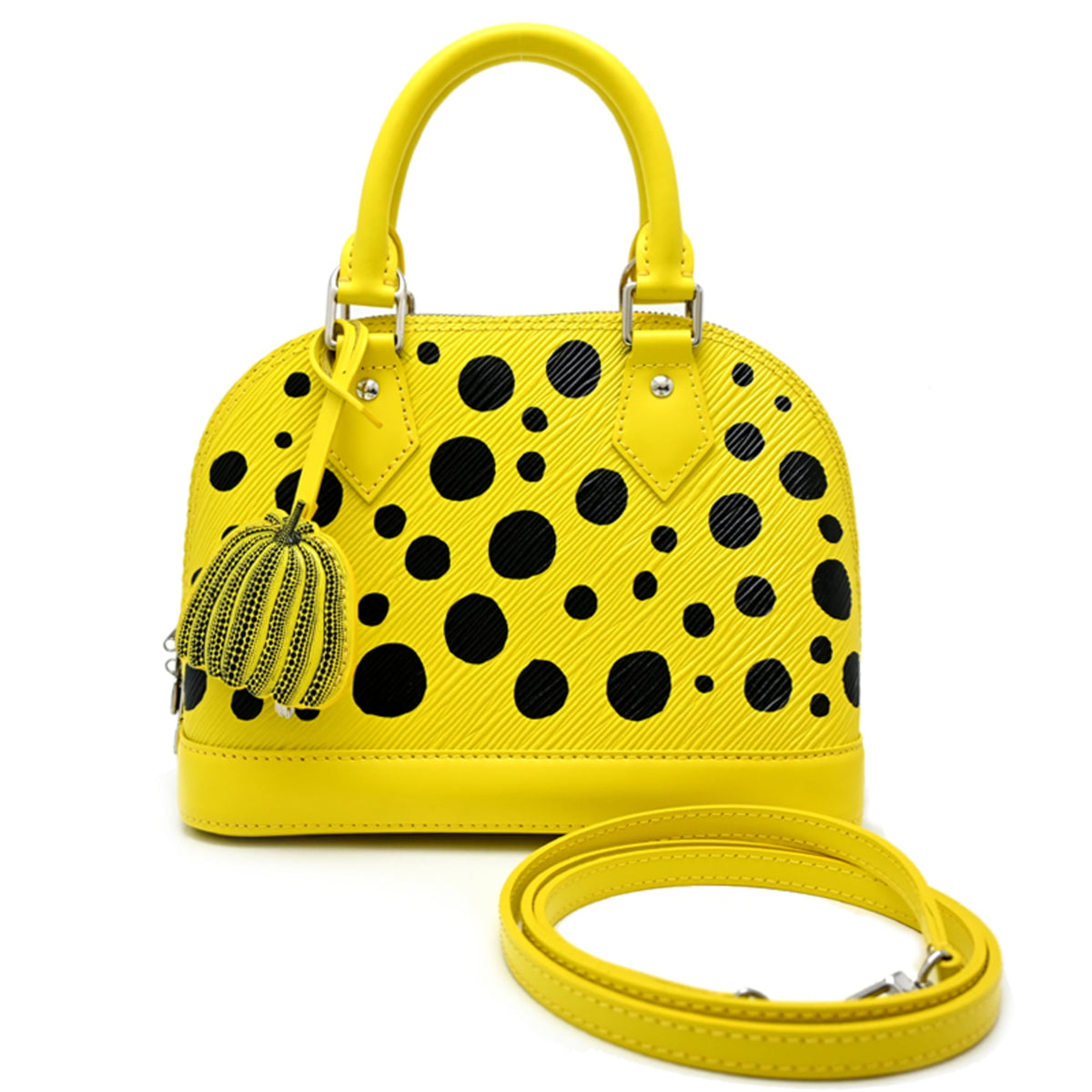 Louis Vuitton Black Yellow Epi Leather Handbag (Pre-Owned)