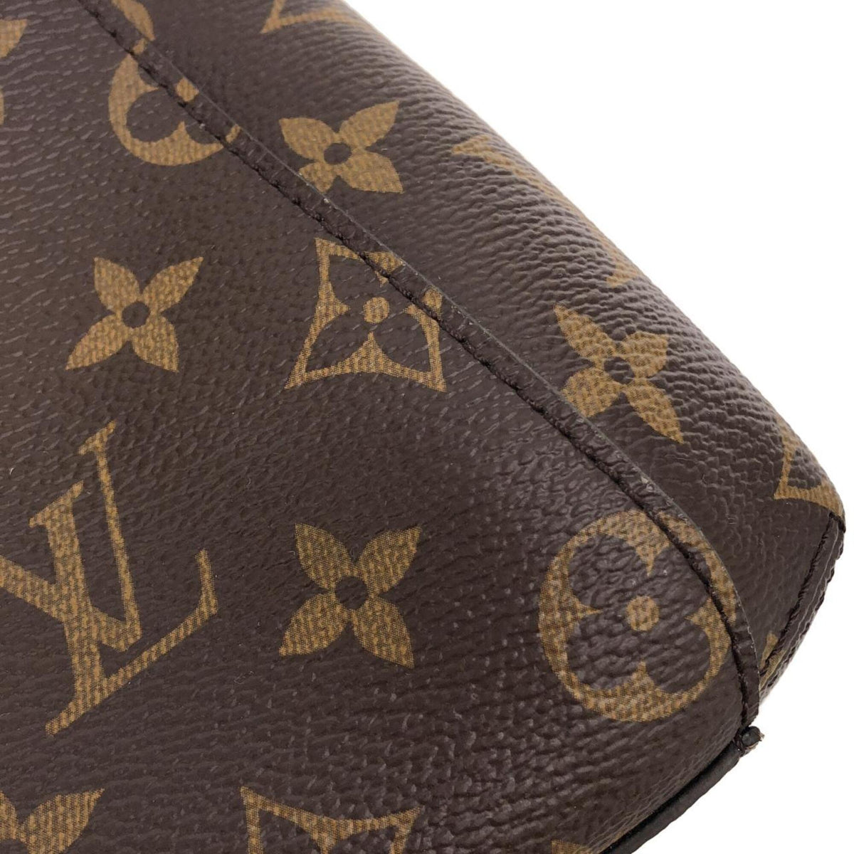 Louis Vuitton Brown Coated Canvas Handbag (Pre-Owned)