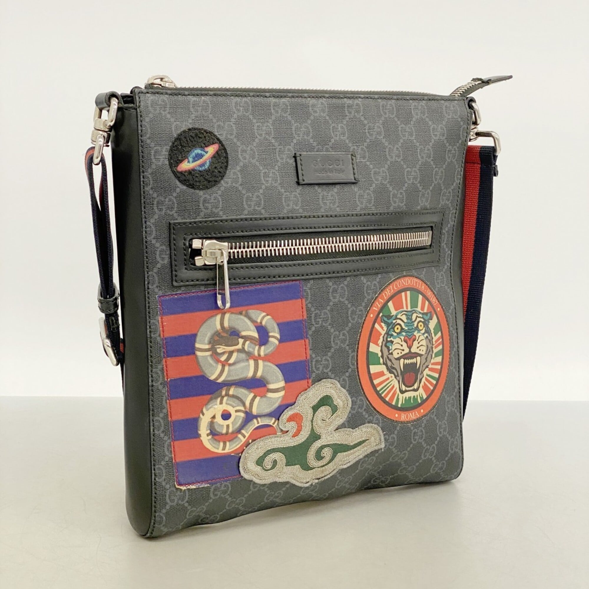 Gucci Black Pvc Shoulder Bag (Pre-Owned)
