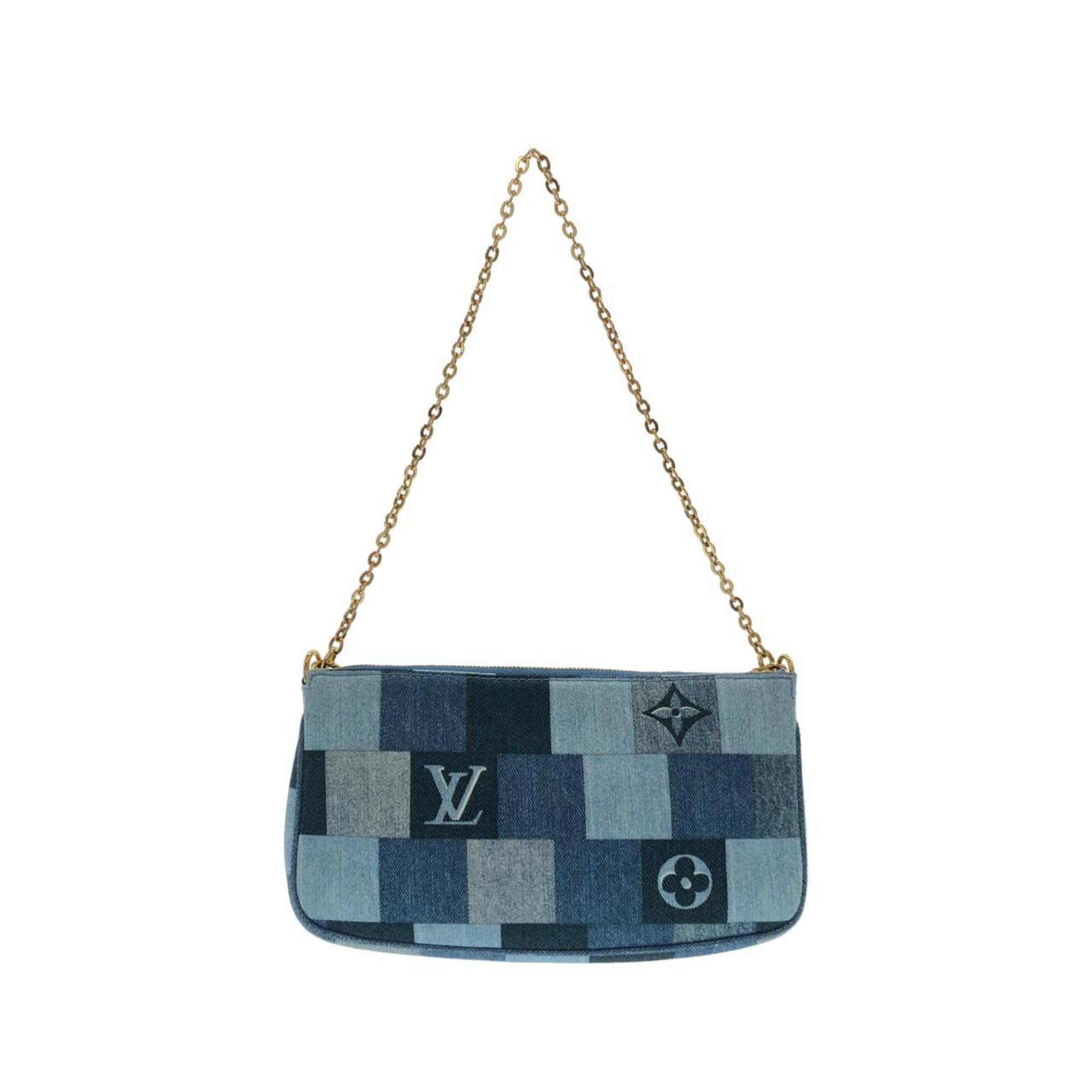 Louis Vuitton Blue Rouge Canvas Shoulder Bag (Pre-Owned)