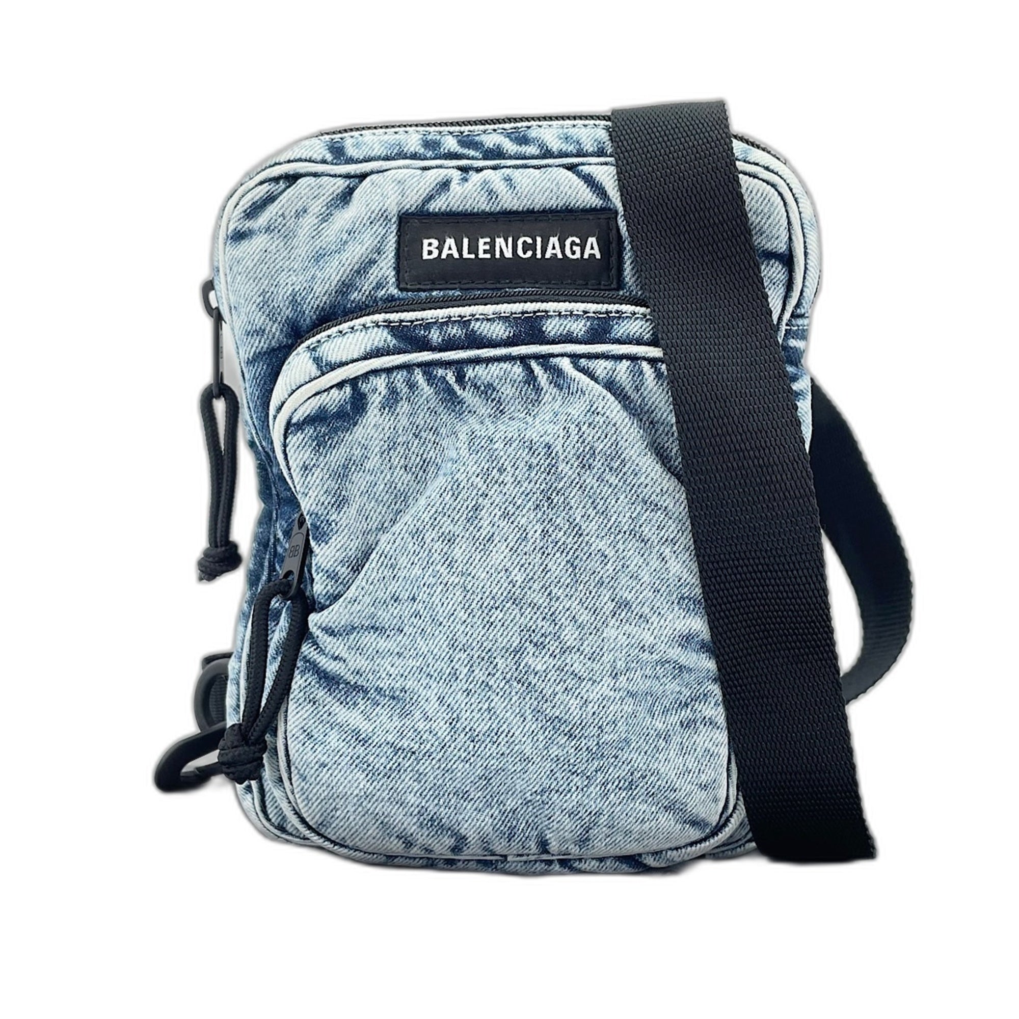 Balenciaga Blue Denim Shoulder Bag (Pre-Owned)