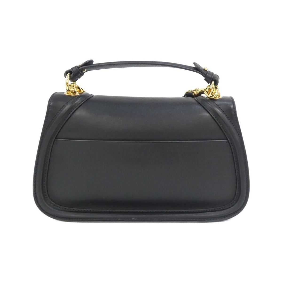 Gucci Black Leather Handbag (Pre-Owned)