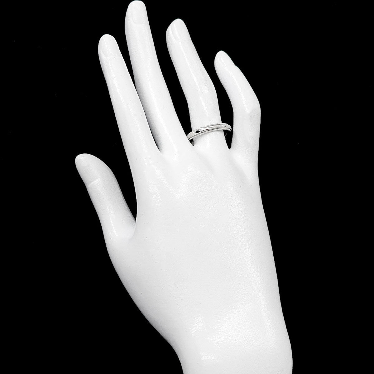 Tiffany Platinum 950 Band Ring (Pre-Owned)