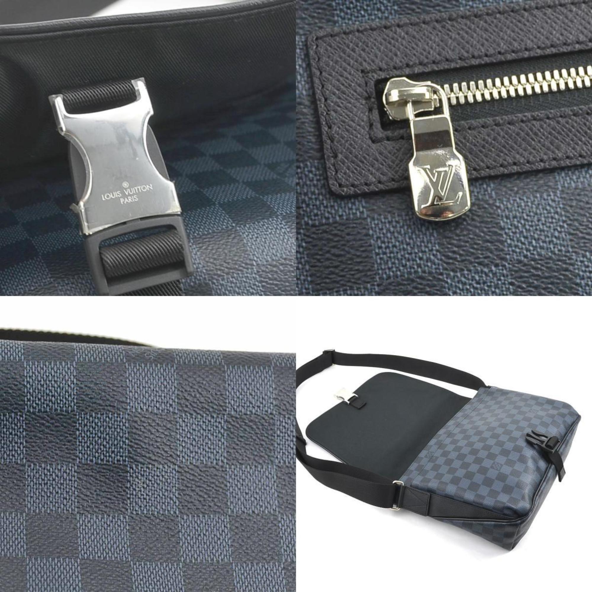 Louis Vuitton Damier Cobalt Navy Messenger Bag Shoulder Bag (Pre-Owned)