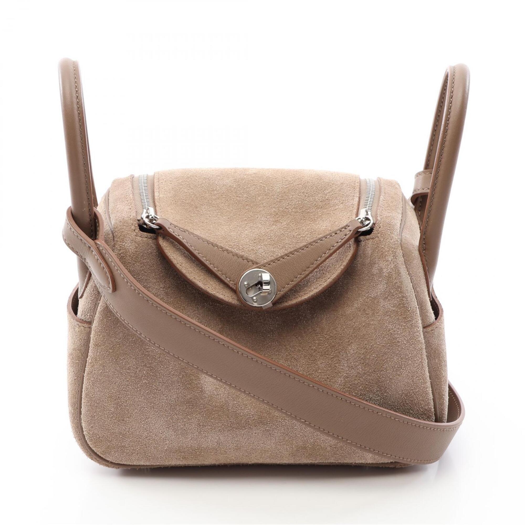 Hermes Beige Swift Leather Leather Handbag Shoulder Bag (Pre-Owned)