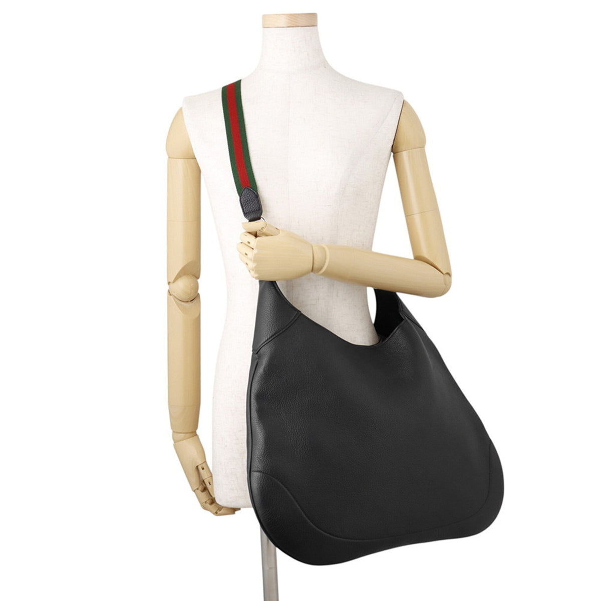 Gucci Black Leather Shoulder Bag (Pre-Owned)