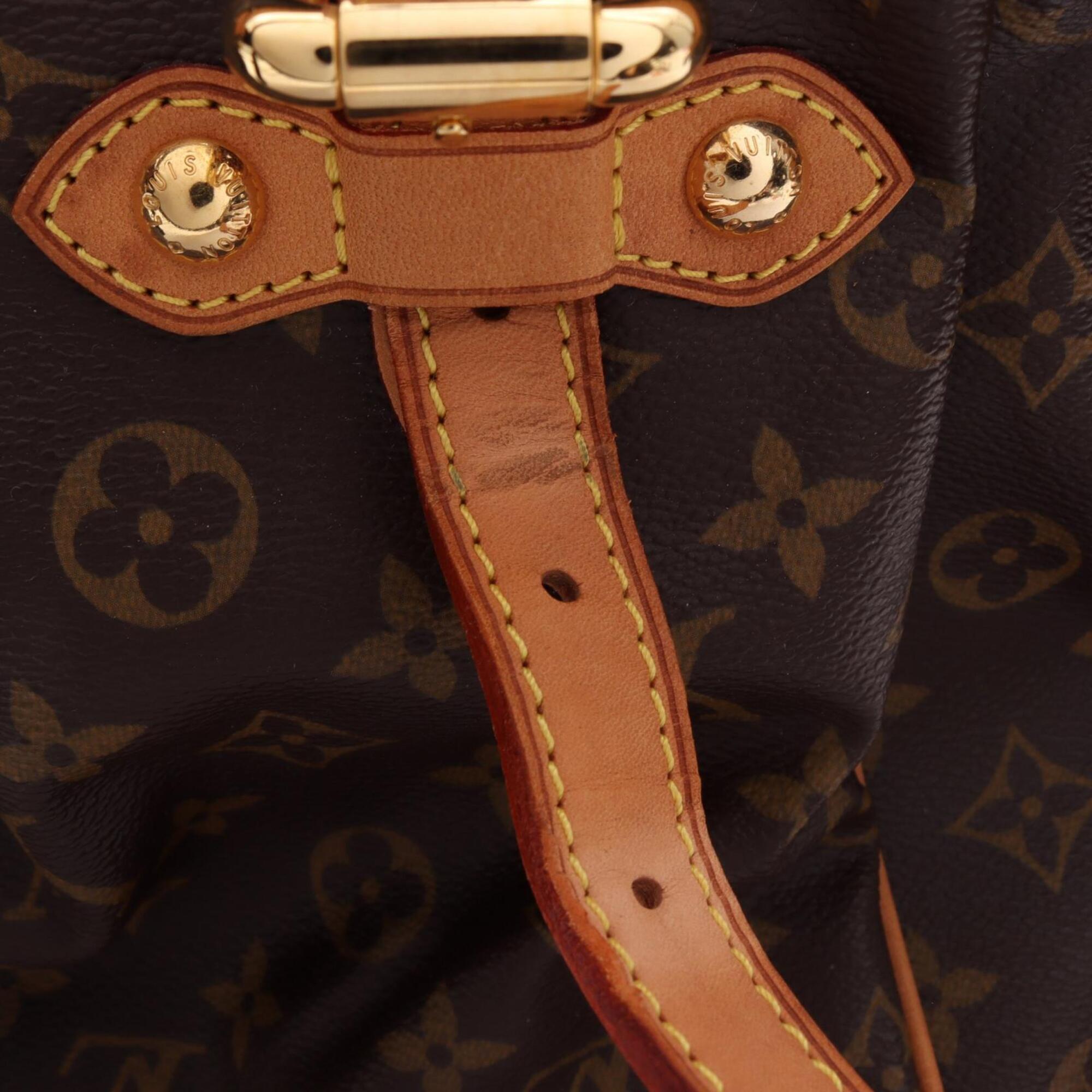 Louis Vuitton Brown Coated Canvas Leather Handbag (Pre-Owned)