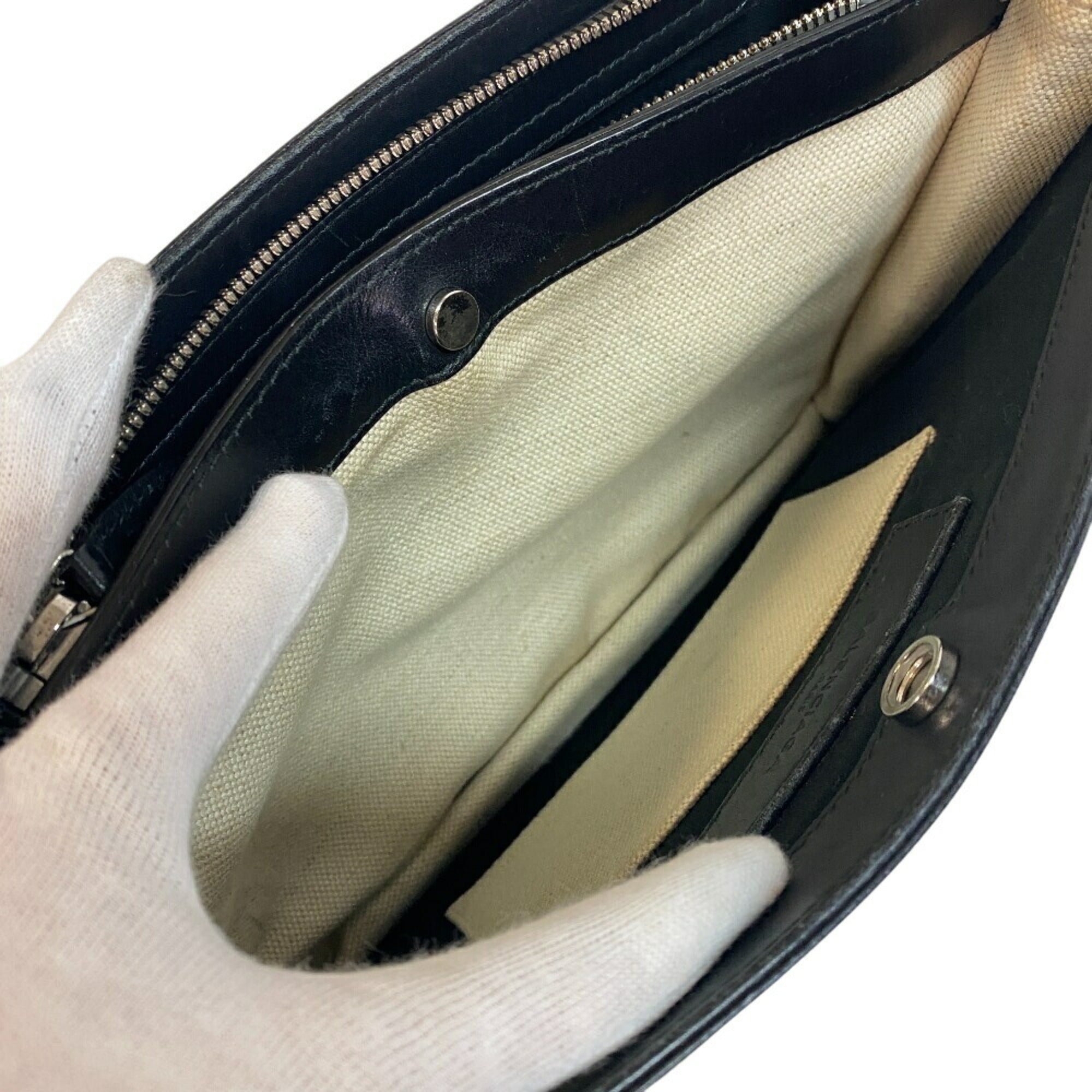 Balenciaga Beige Canvas Pochette Shoulder Bag (Pre-Owned)